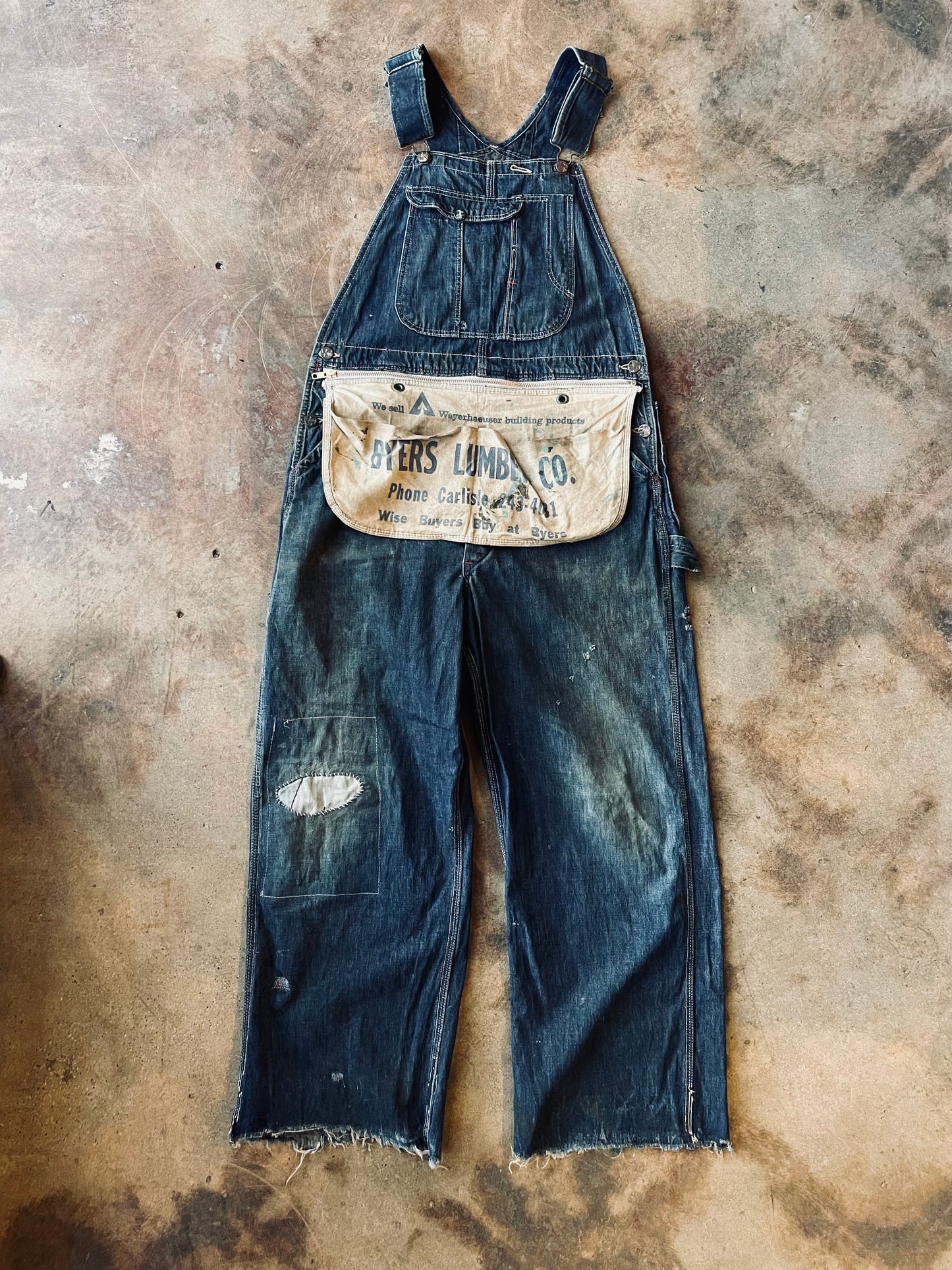 1940’s Big Ben Denim Overalls | 34x29