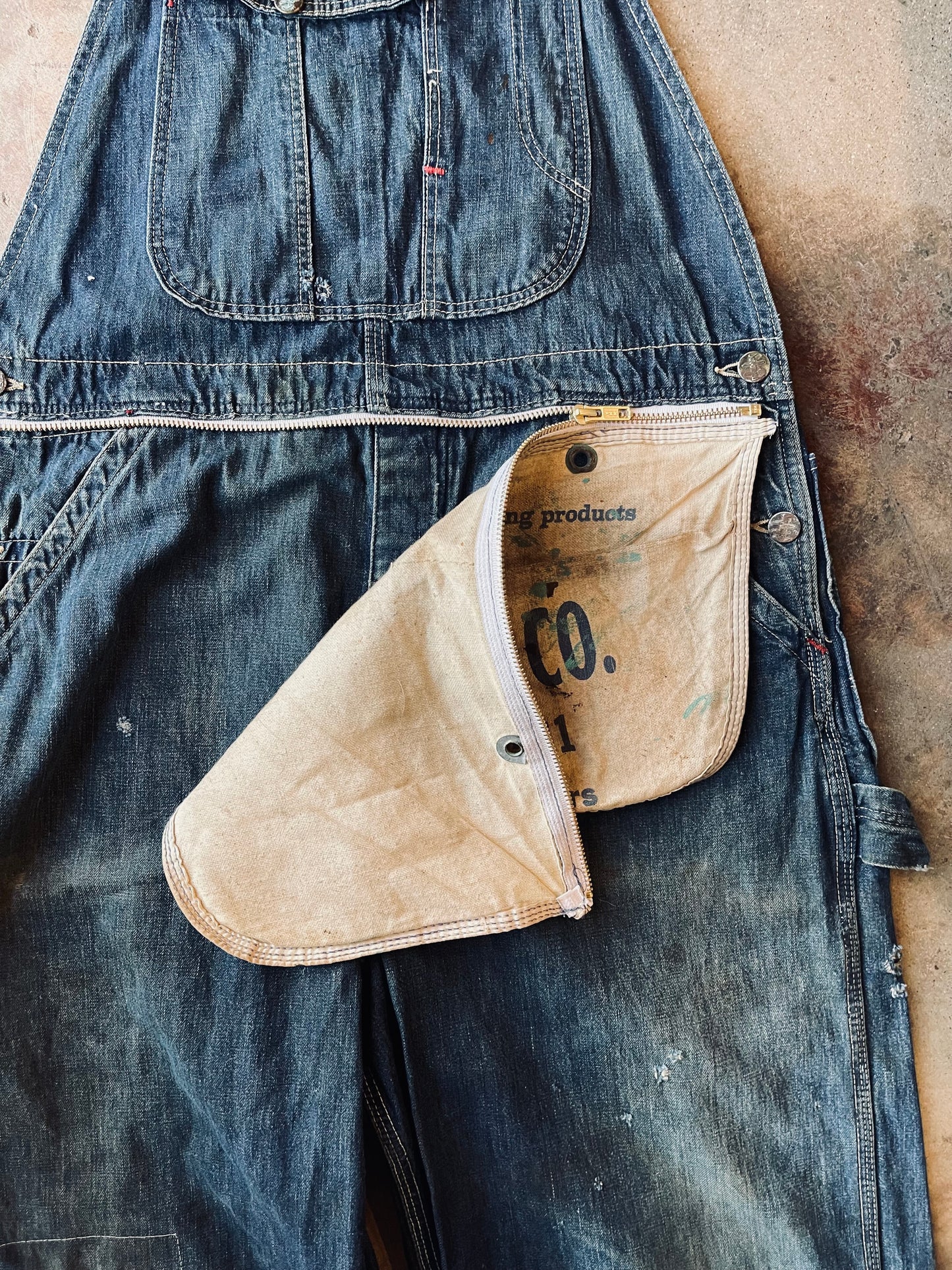 1940’s Big Ben Denim Overalls | 34x29