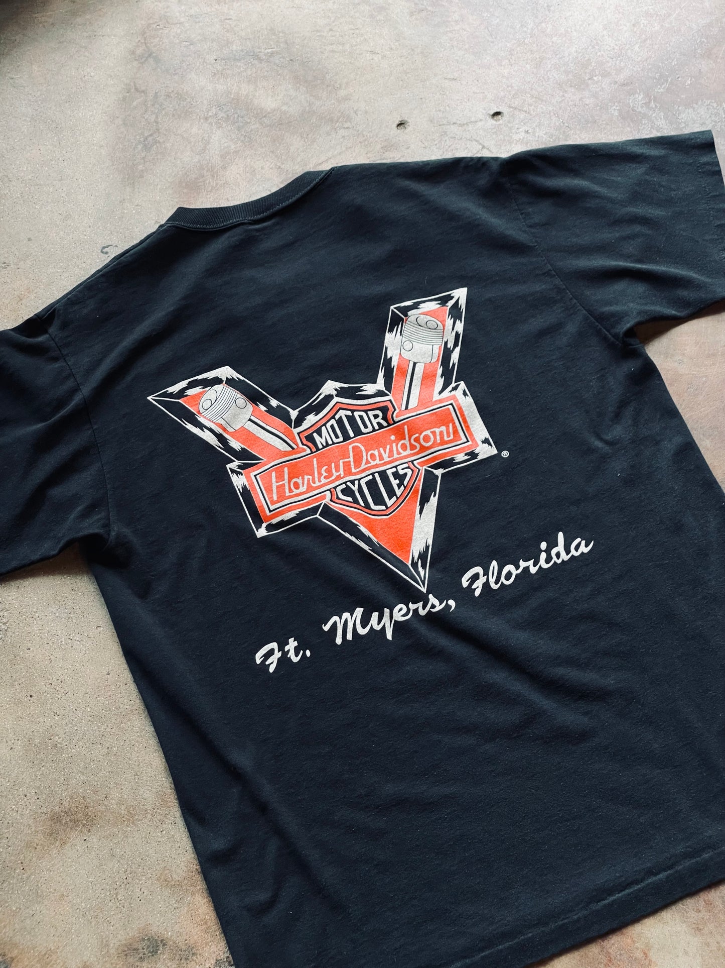 1980’s Harley Davidson Fort Myers Florida Tee | Large