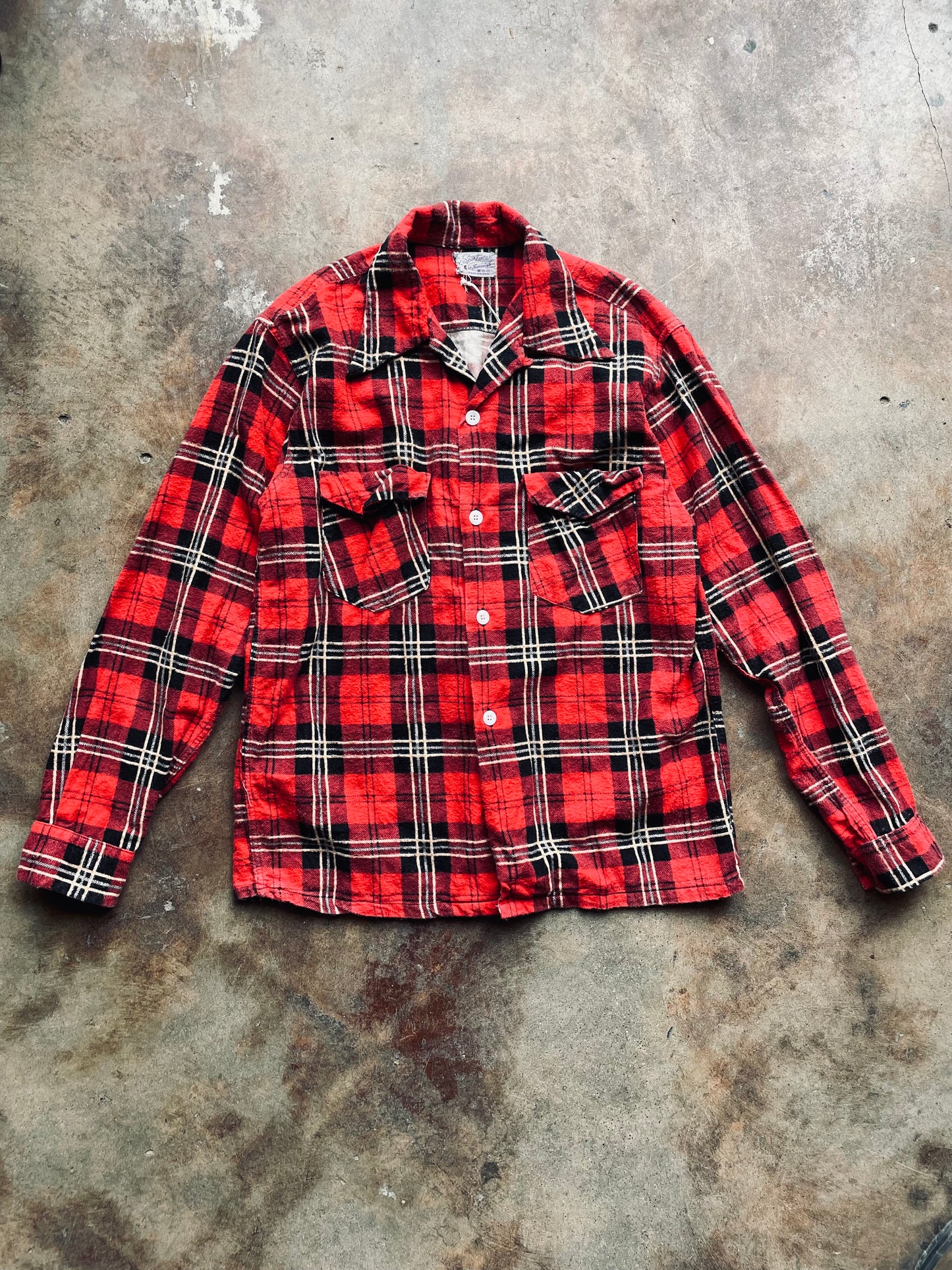 1940’s Sportswear Printed Flannel | Medium