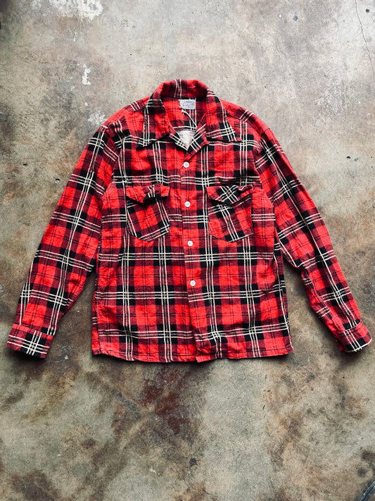 1940’s Sportswear Printed Flannel | Medium