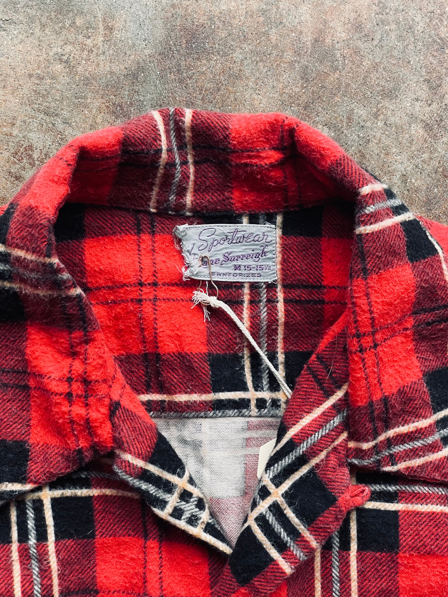 1940’s Sportswear Printed Flannel | Medium