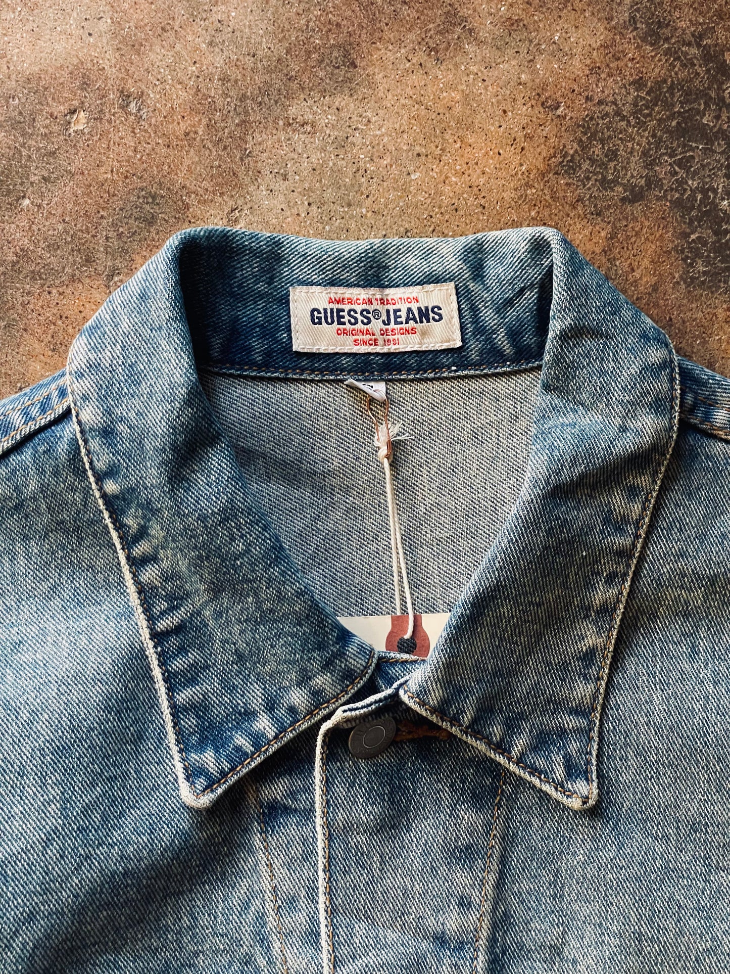 1980’s-90’s Guess Cropped Denim Jacket | Small