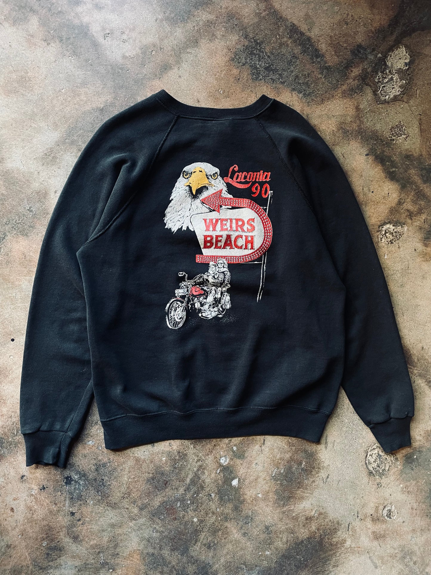 1990’s Harley-Davidson Raglan Sleeve Sweatshirt | Large