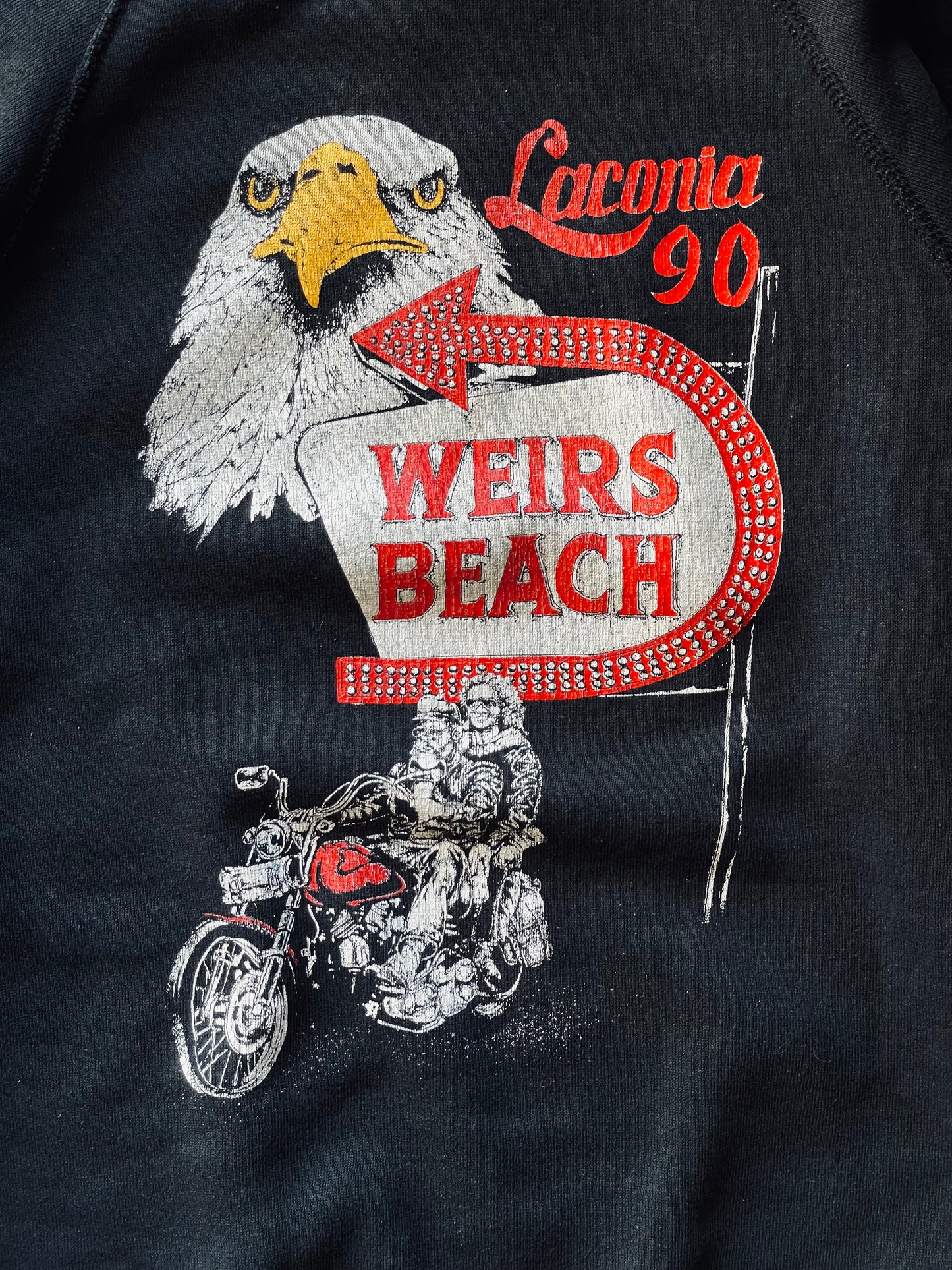 1990’s Harley-Davidson Raglan Sleeve Sweatshirt | Large