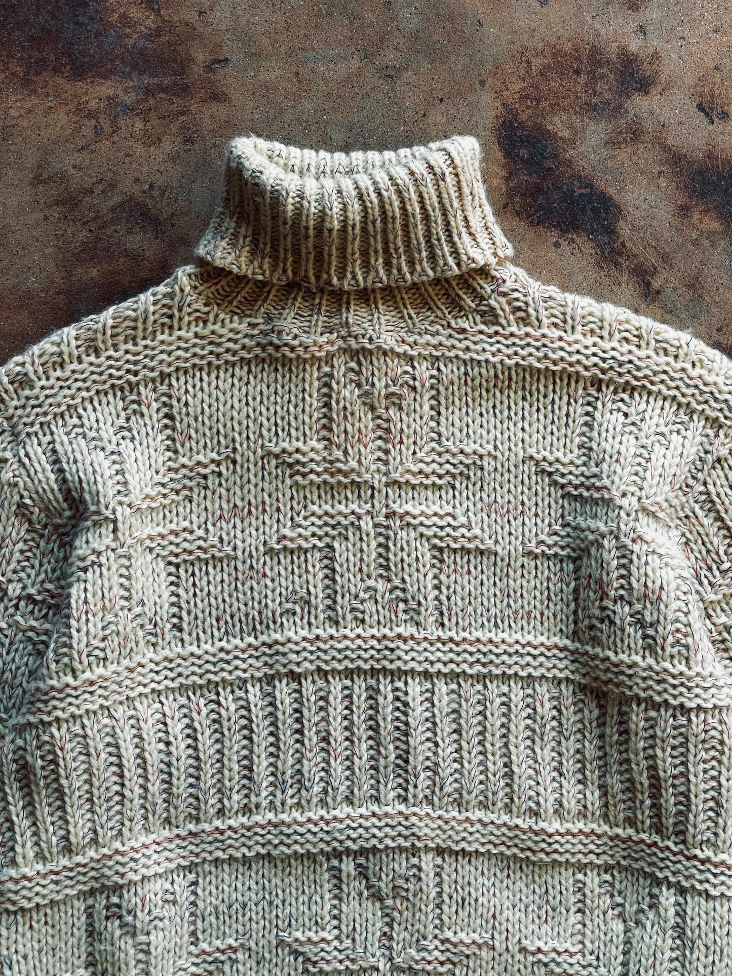 1980’s Brentwood Loose Knit Turtleneck | Medium