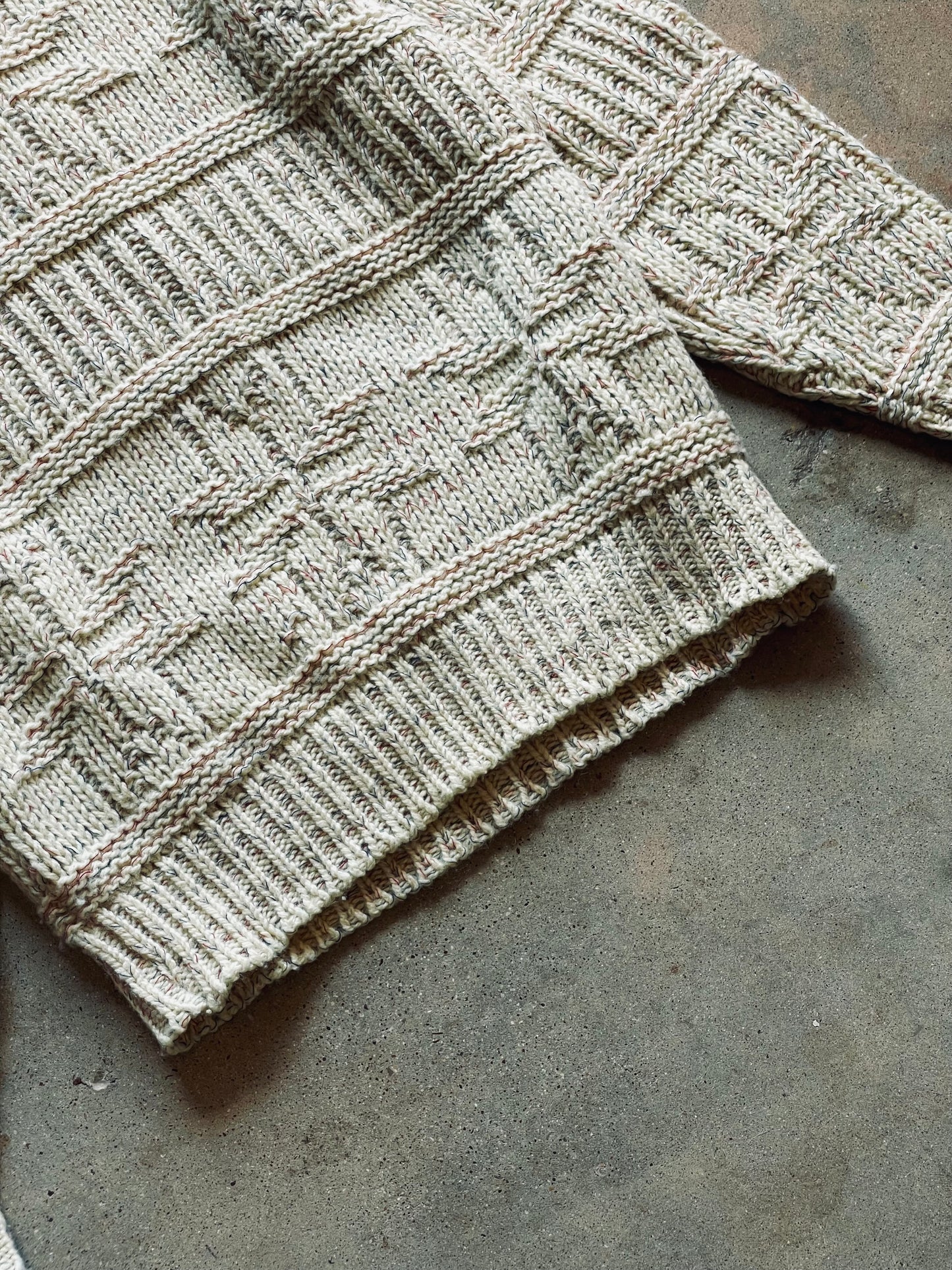 1980’s Brentwood Loose Knit Turtleneck | Medium