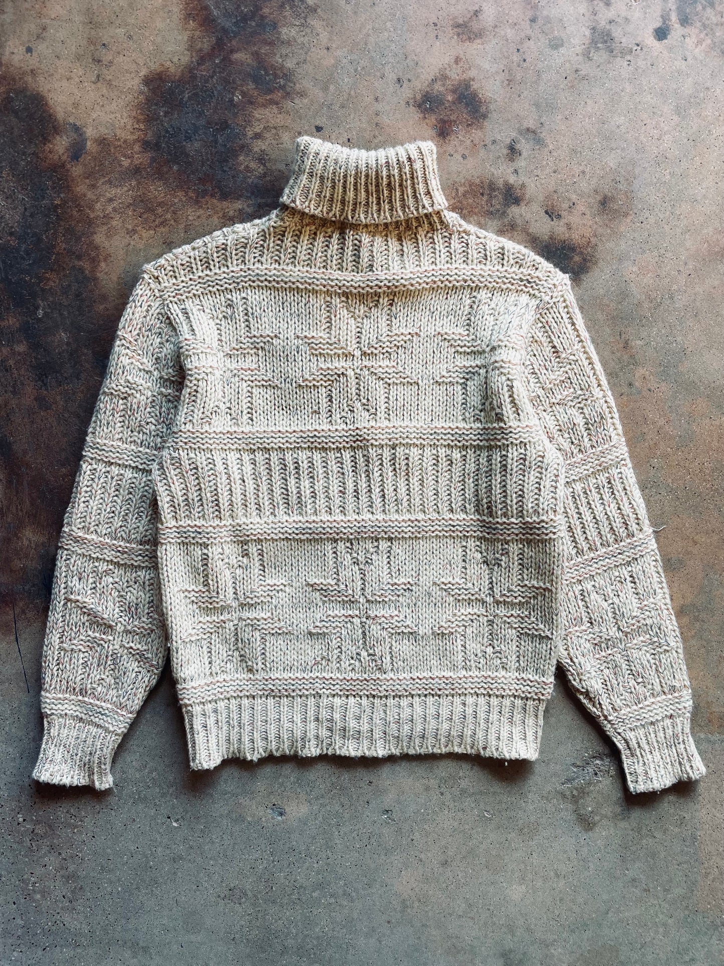 1980’s Brentwood Loose Knit Turtleneck | Medium