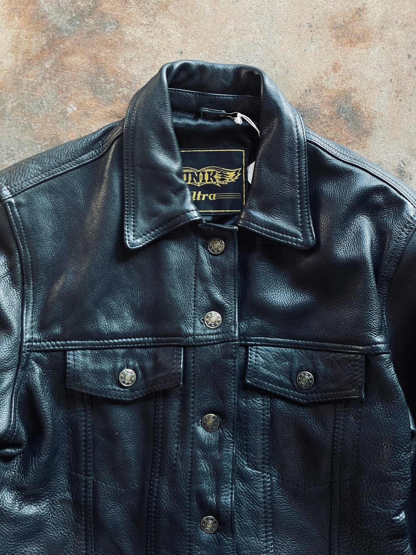 1990’s Unik Ultra Leather Type-III Jacket | Large