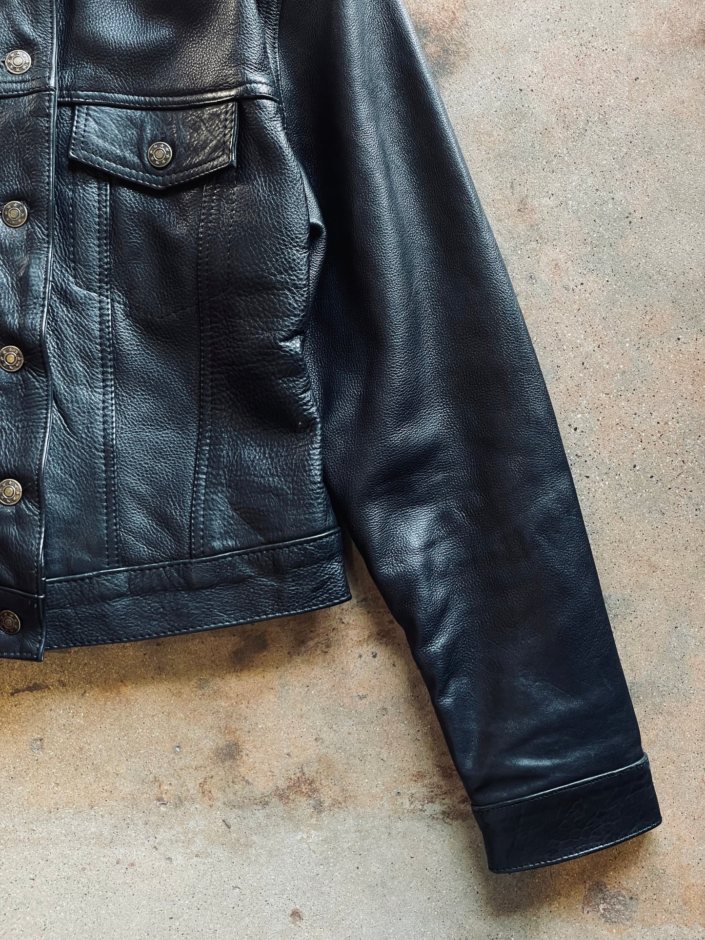 1990’s Unik Ultra Leather Type-III Jacket | Large