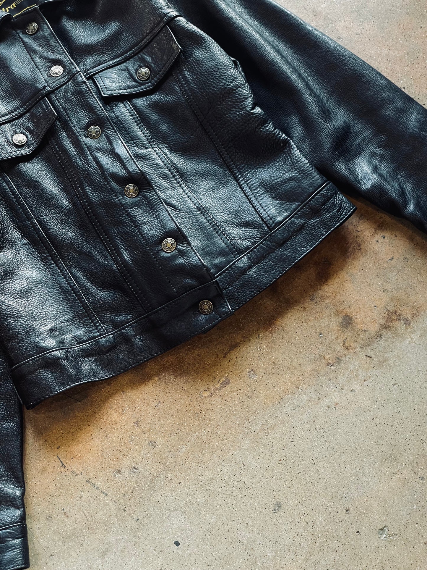 1990’s Unik Ultra Leather Type-III Jacket | Large