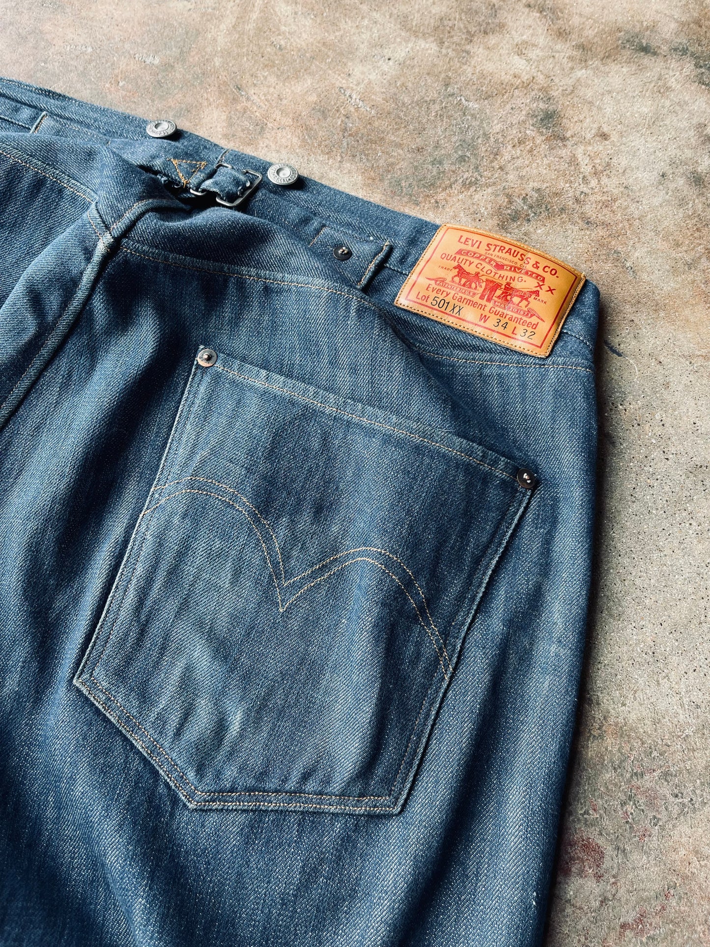 LVC 1890 501XX Denim | 34X32