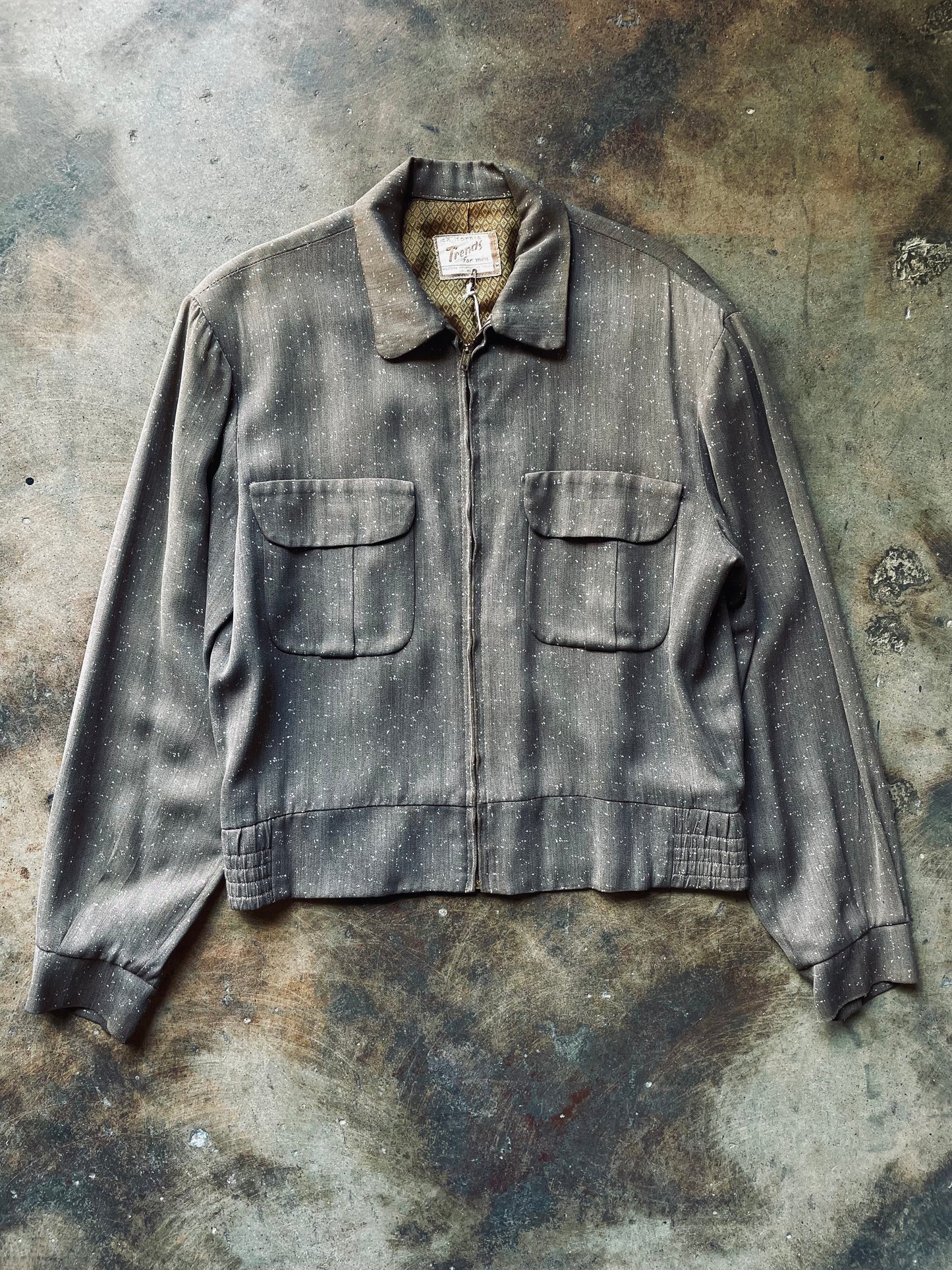 1950’s California Trends Gaberdine Ricky Jacket | Medium