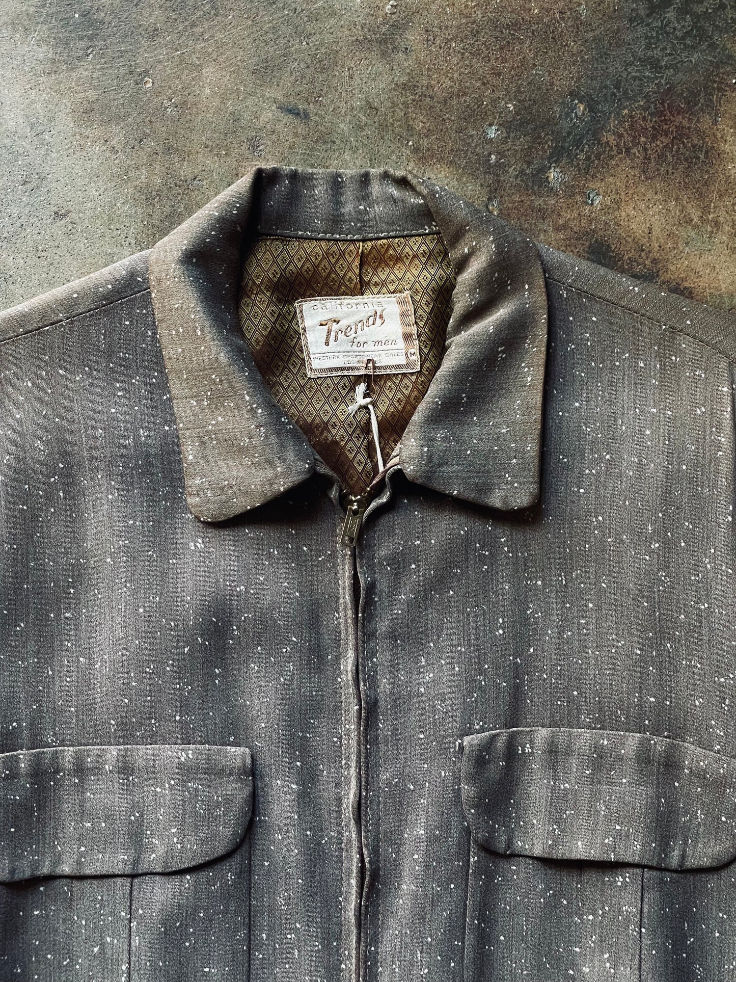 1950’s California Trends Gaberdine Ricky Jacket | Medium