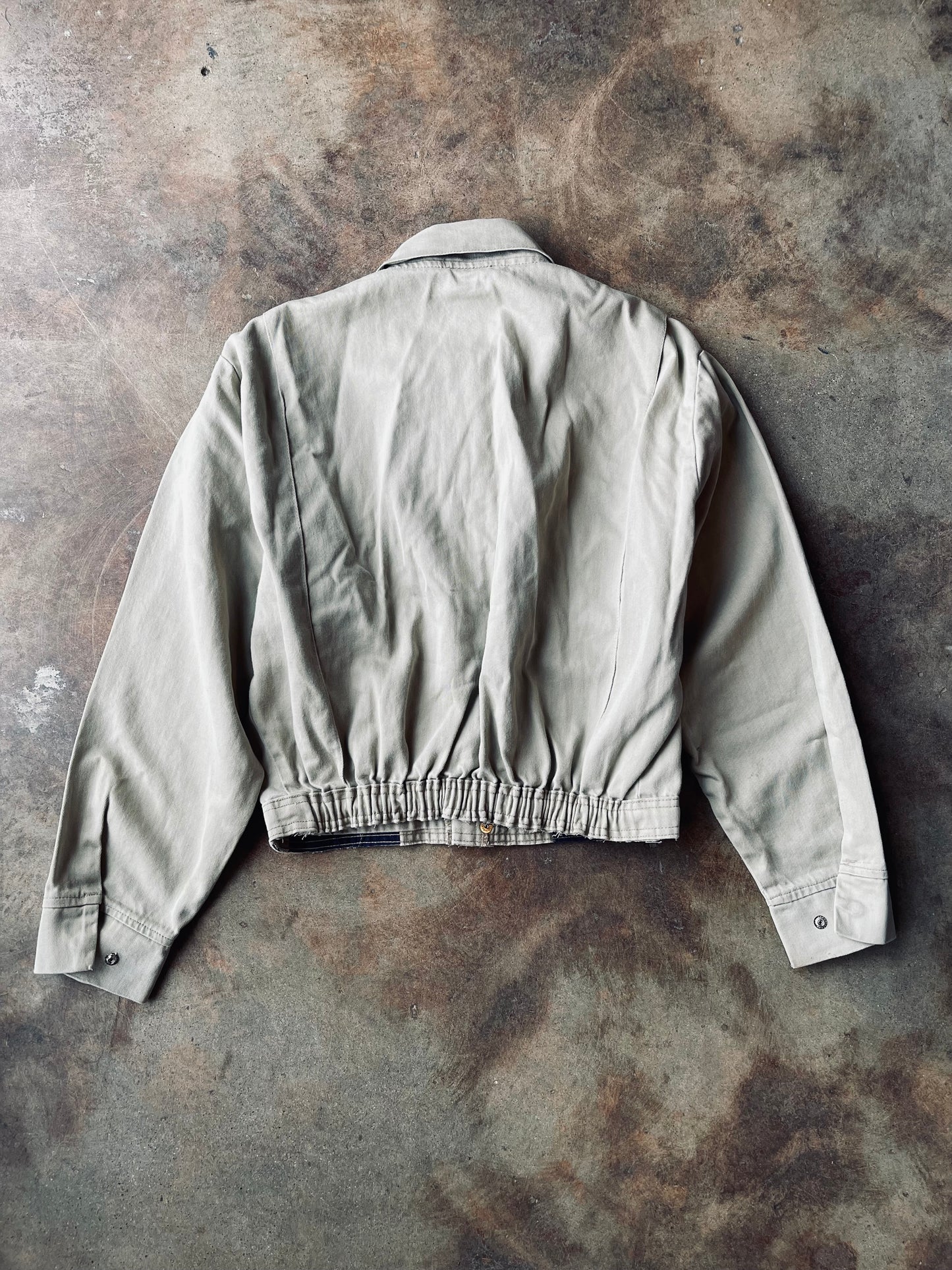 Vintage Cropped Work Jacket | Large