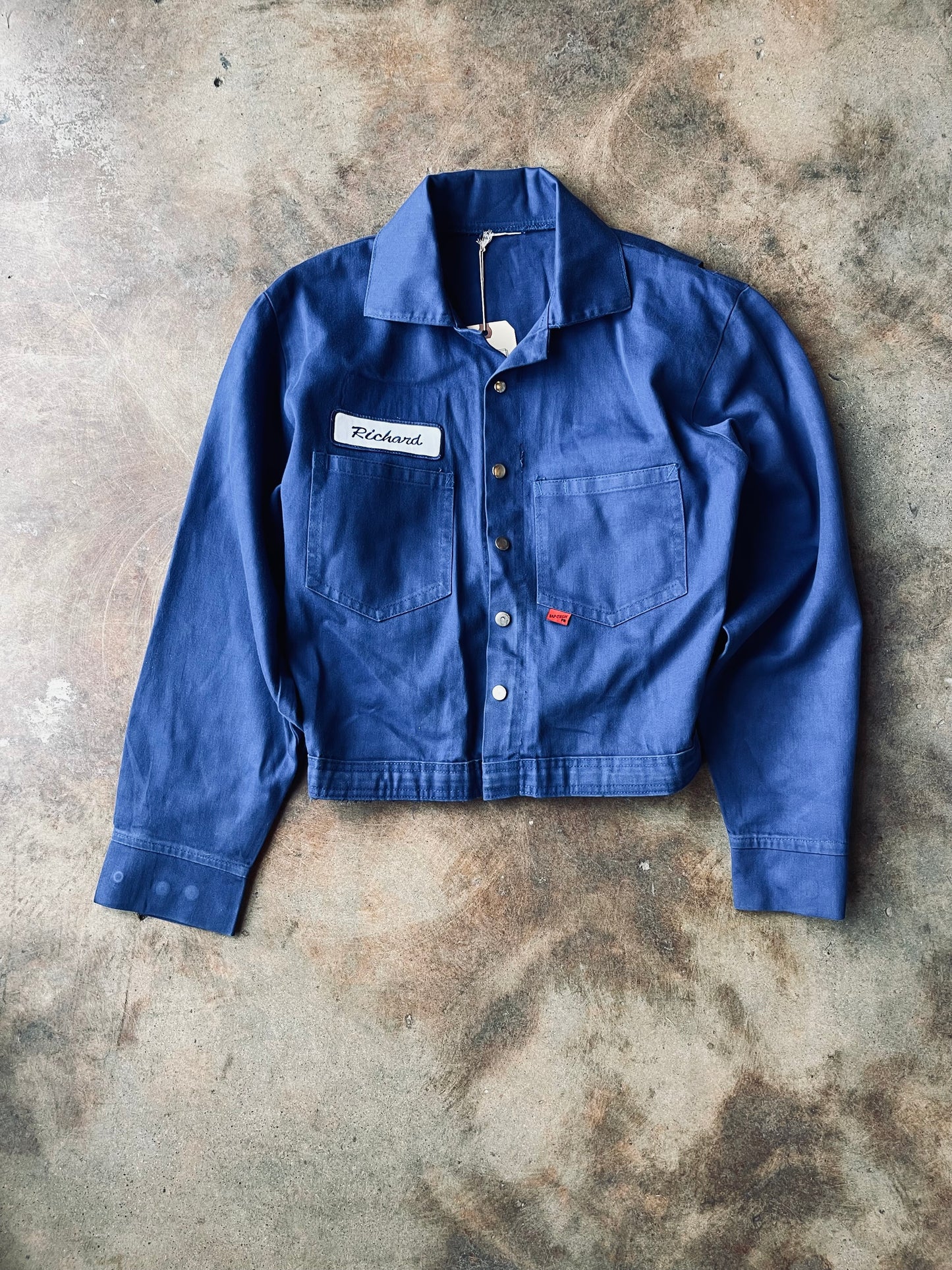 Vintage Cropped Work Jacket | Large