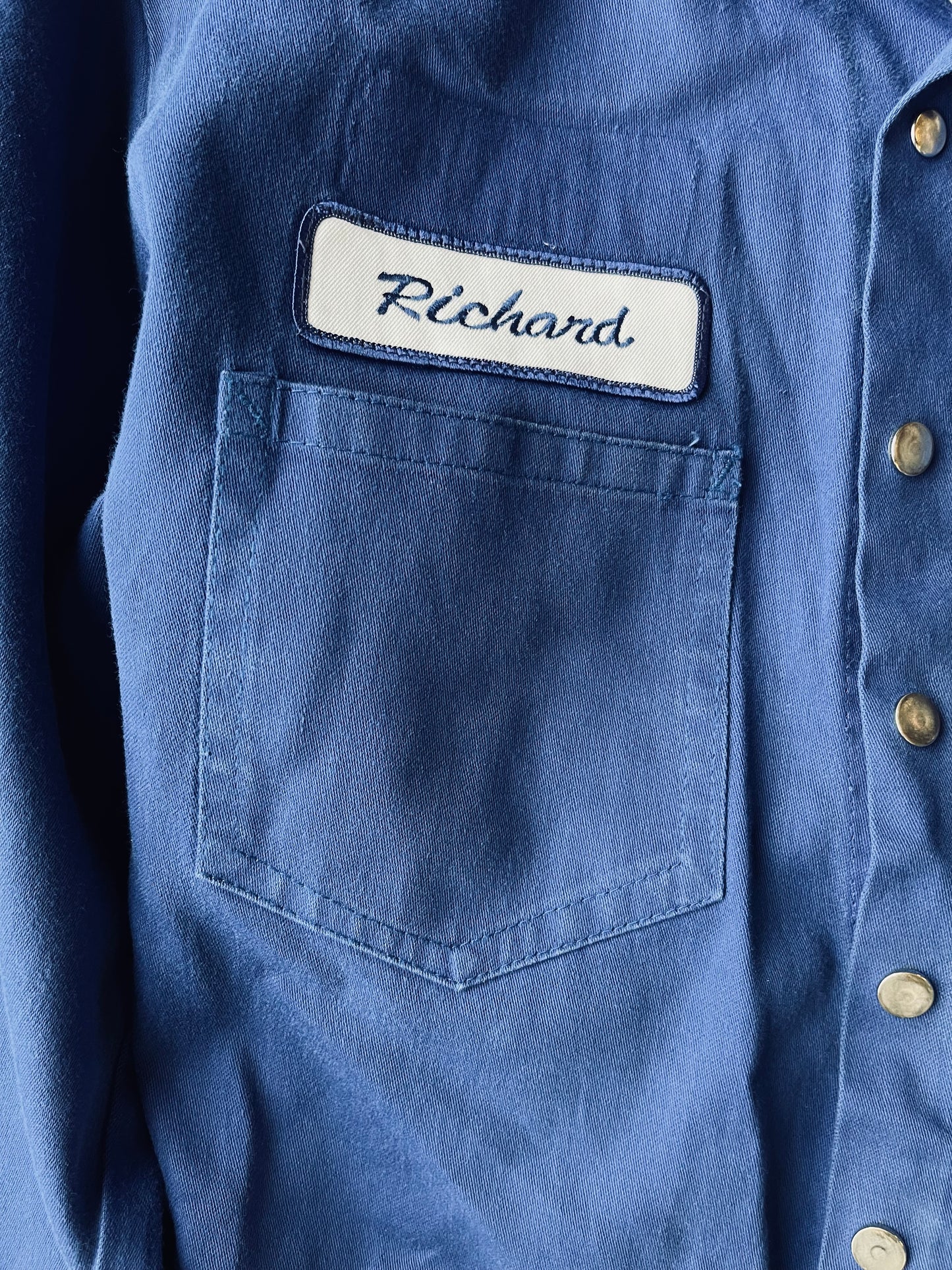 Vintage Cropped Work Jacket | Large