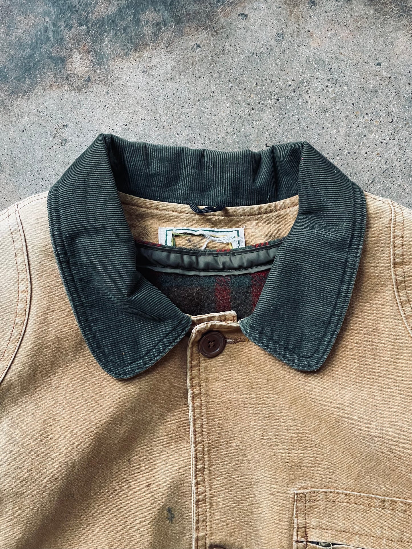 1970’s-80’s L.L. Bean Canvas Coat w/ Detachable Liner | X-Large