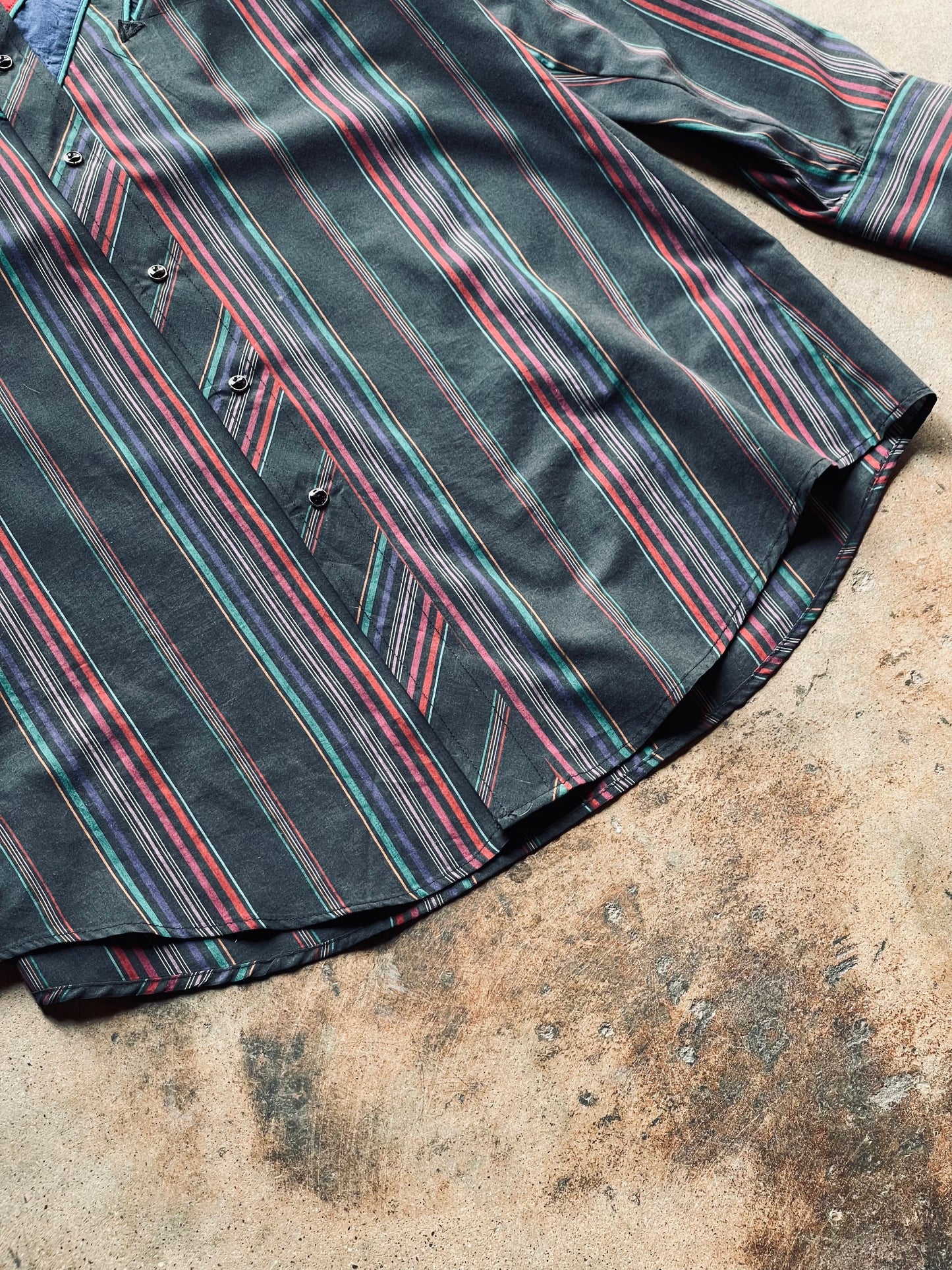 1980’s Kenny Rogers Western Pearl Snap | Large