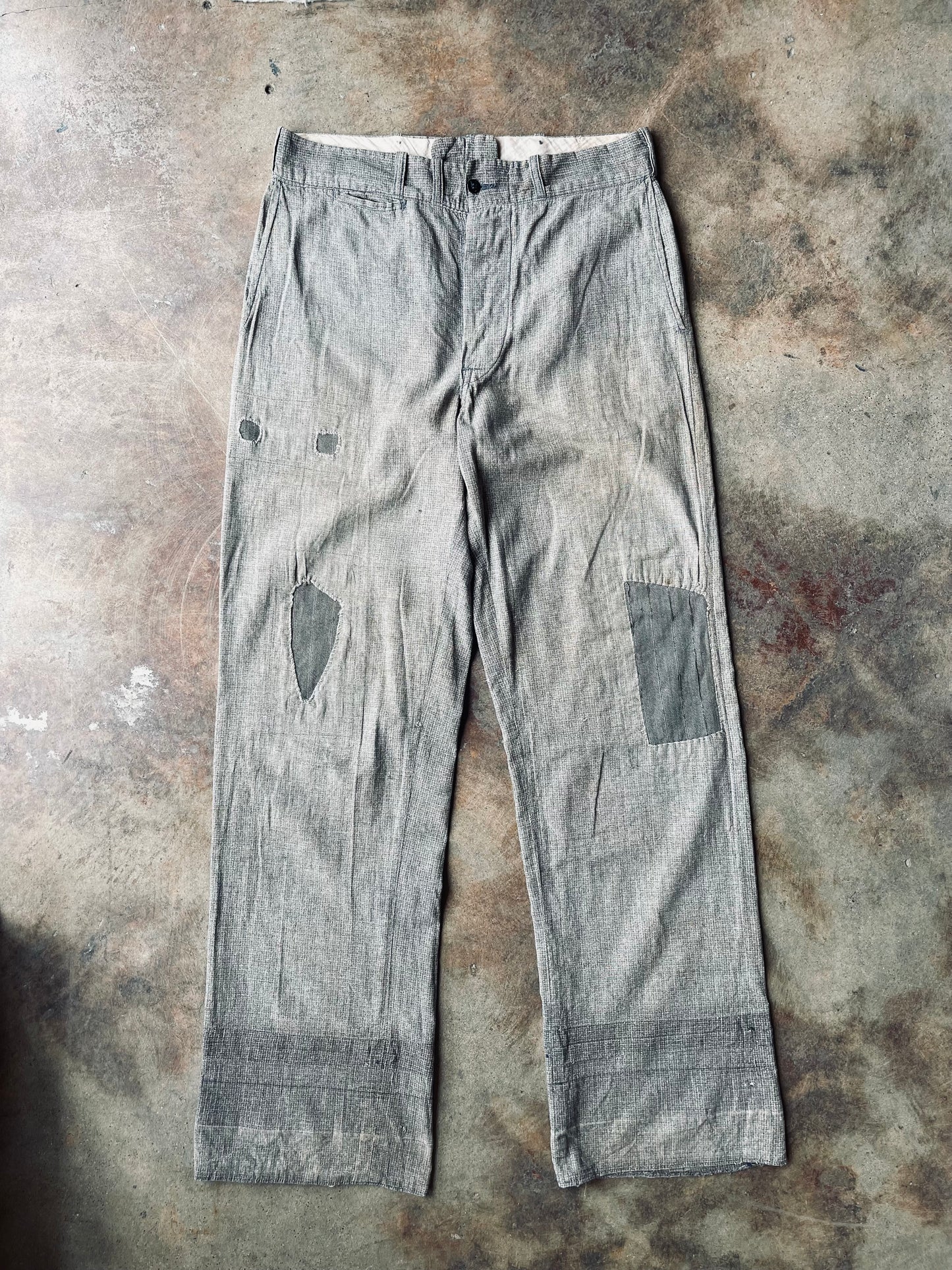 1930’s-40’s Nassau Tropical by Stifel Work Slacks | 32X34