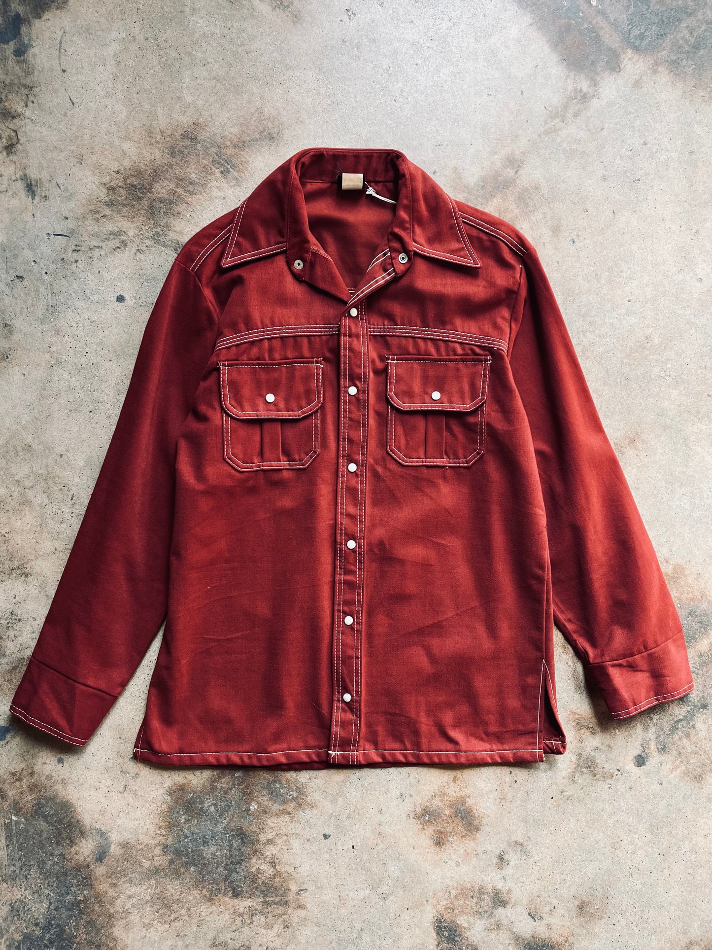 1970’s Sears Hands Off Western Pearl Snap | Medium