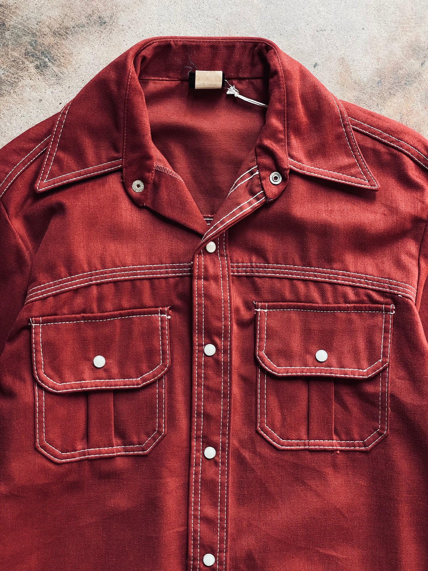 1970’s Sears Hands Off Western Pearl Snap | Medium