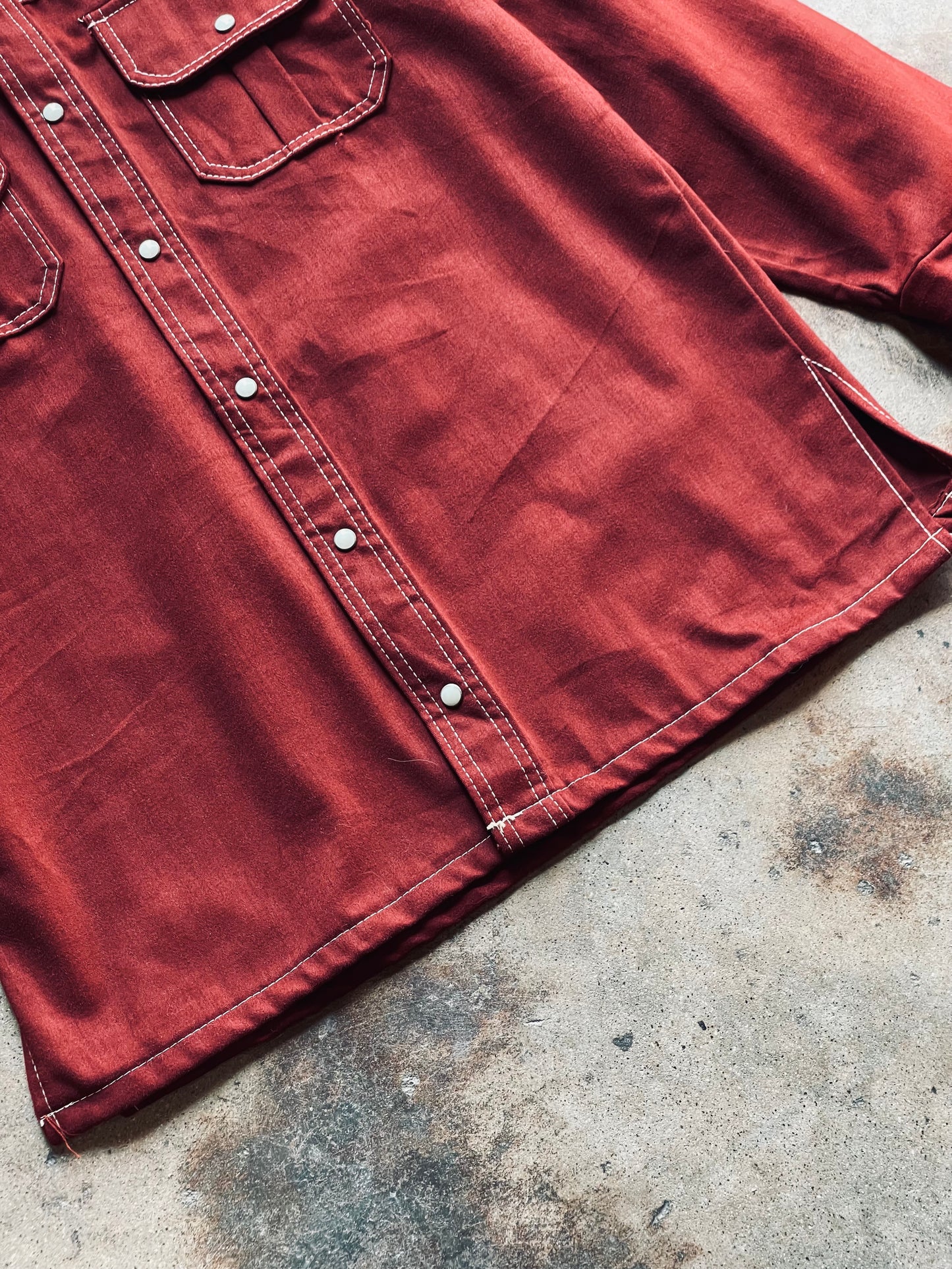 1970’s Sears Hands Off Western Pearl Snap | Medium