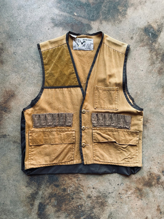 1980’s Duck Bay Hunting Vest | Medium