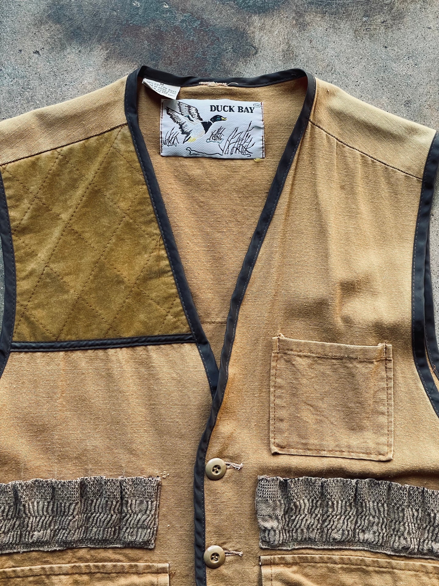 1980’s Duck Bay Hunting Vest | Medium