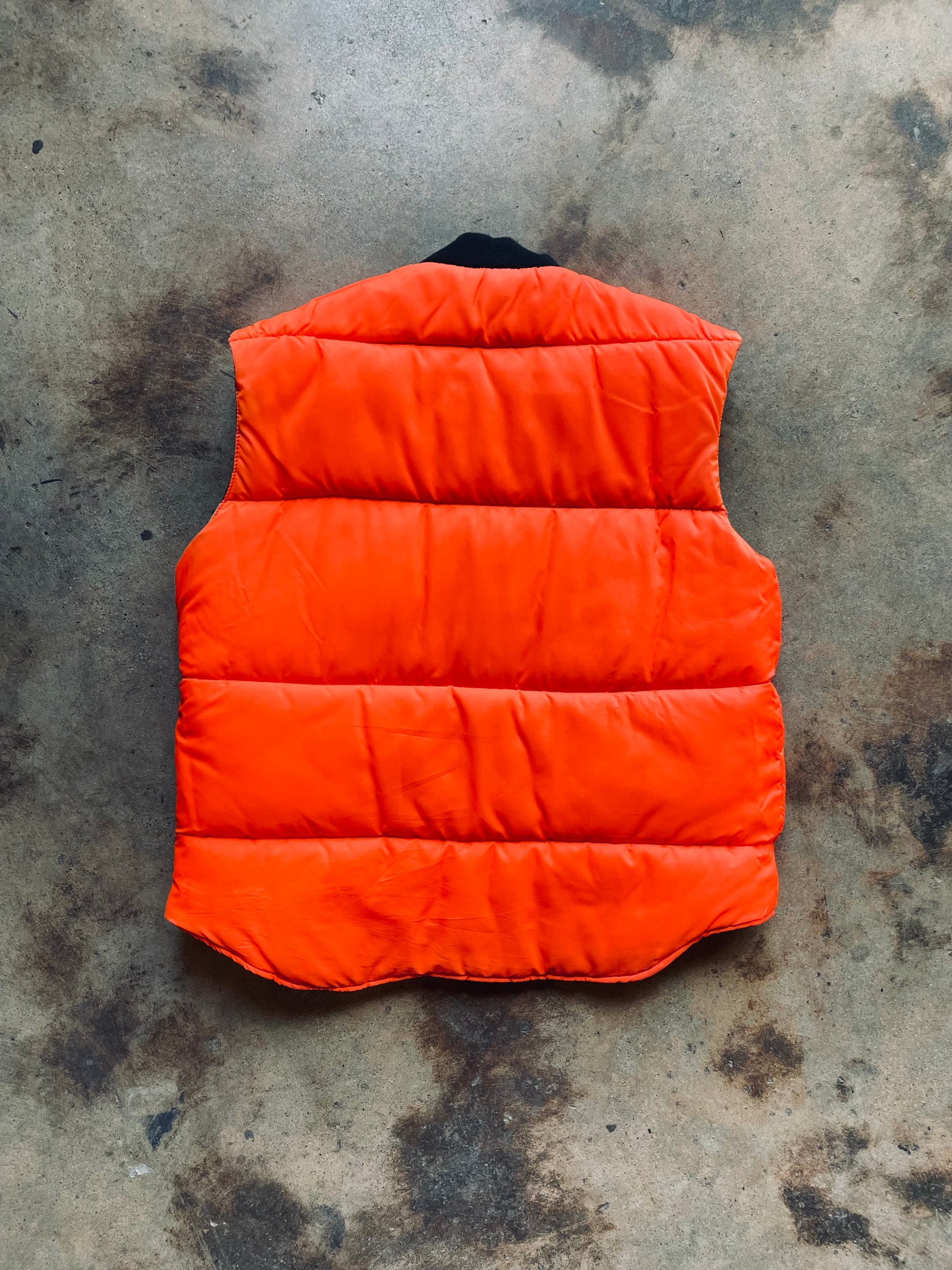Vintage Western Field Reversible Quilted Vest | Large