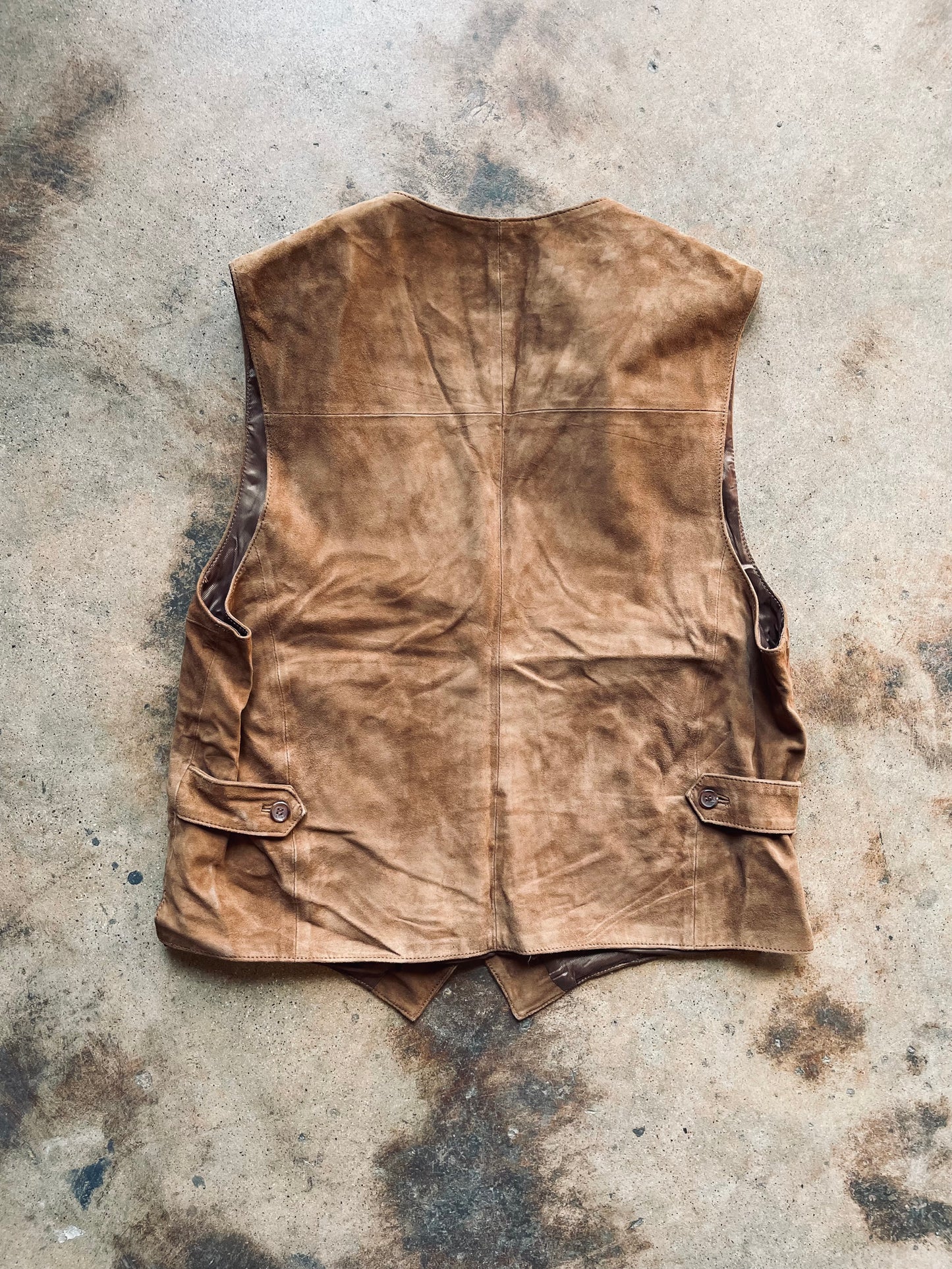 1990’s Suede Vest | Large