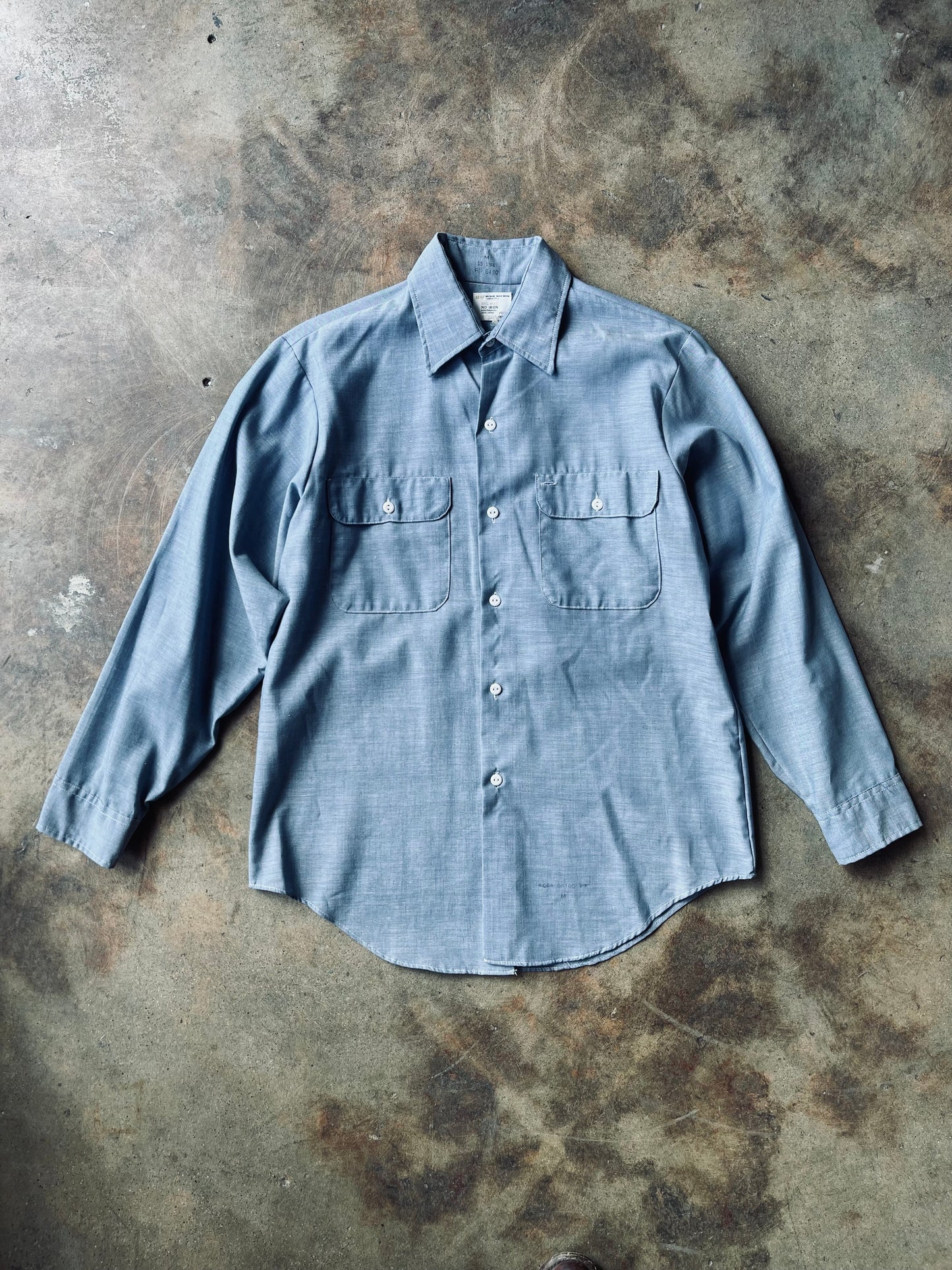 1960’s Big Mac Selvedge Chambray Work Shirt | Medium