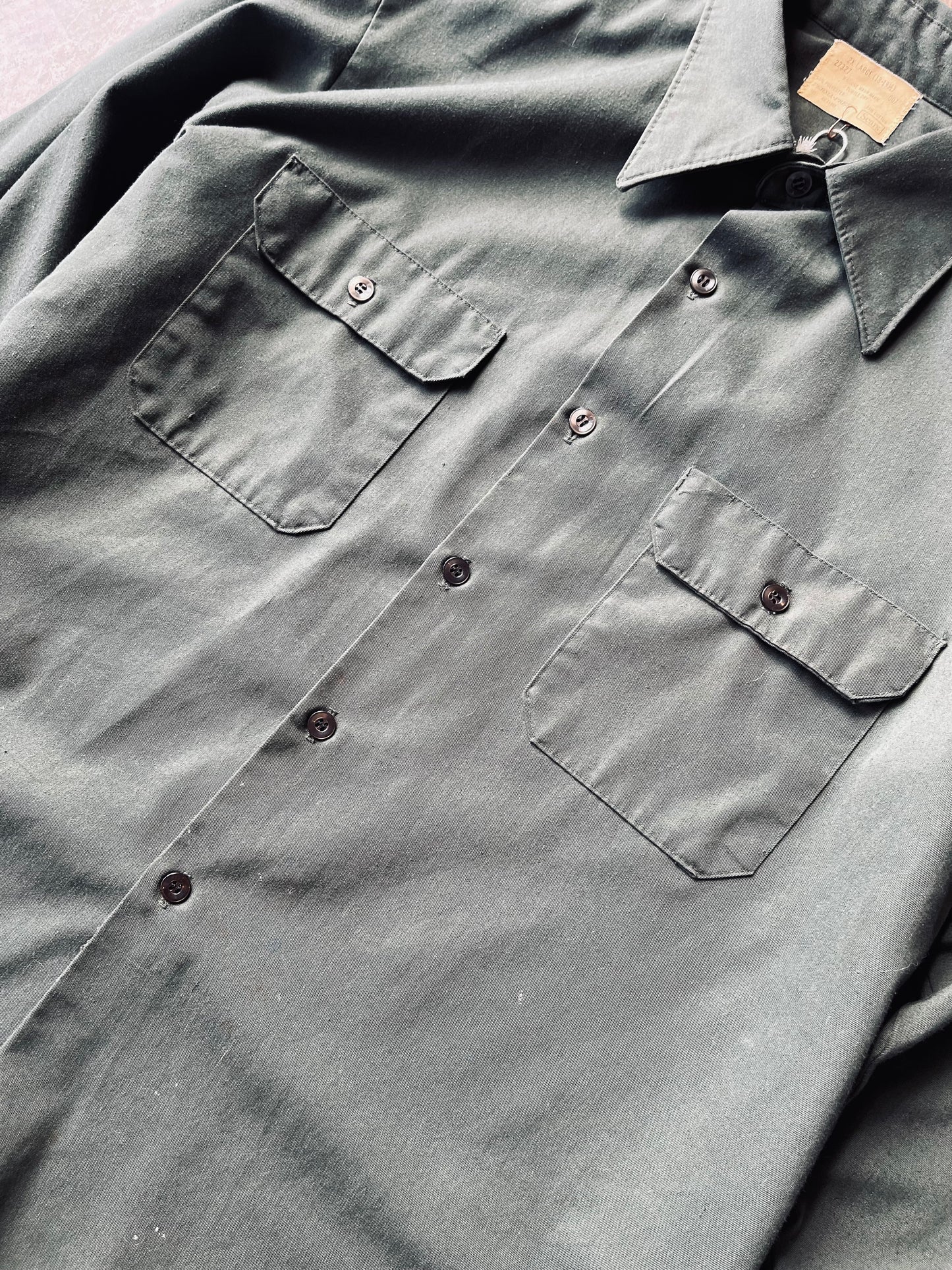1960’s Sears Perma-Prest Work Shirt | XX-Large
