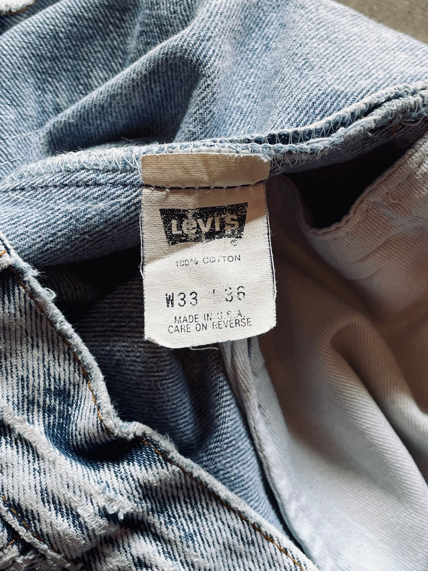 Vintage Levi’s Acid Wash 501 Denim | 32x34