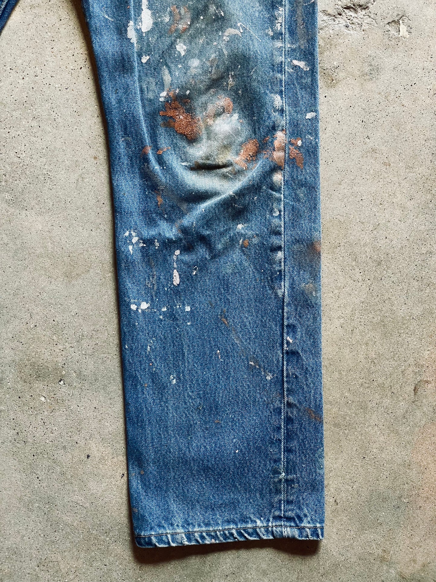1999 Levi’s 501 Painted Denim | 35x32