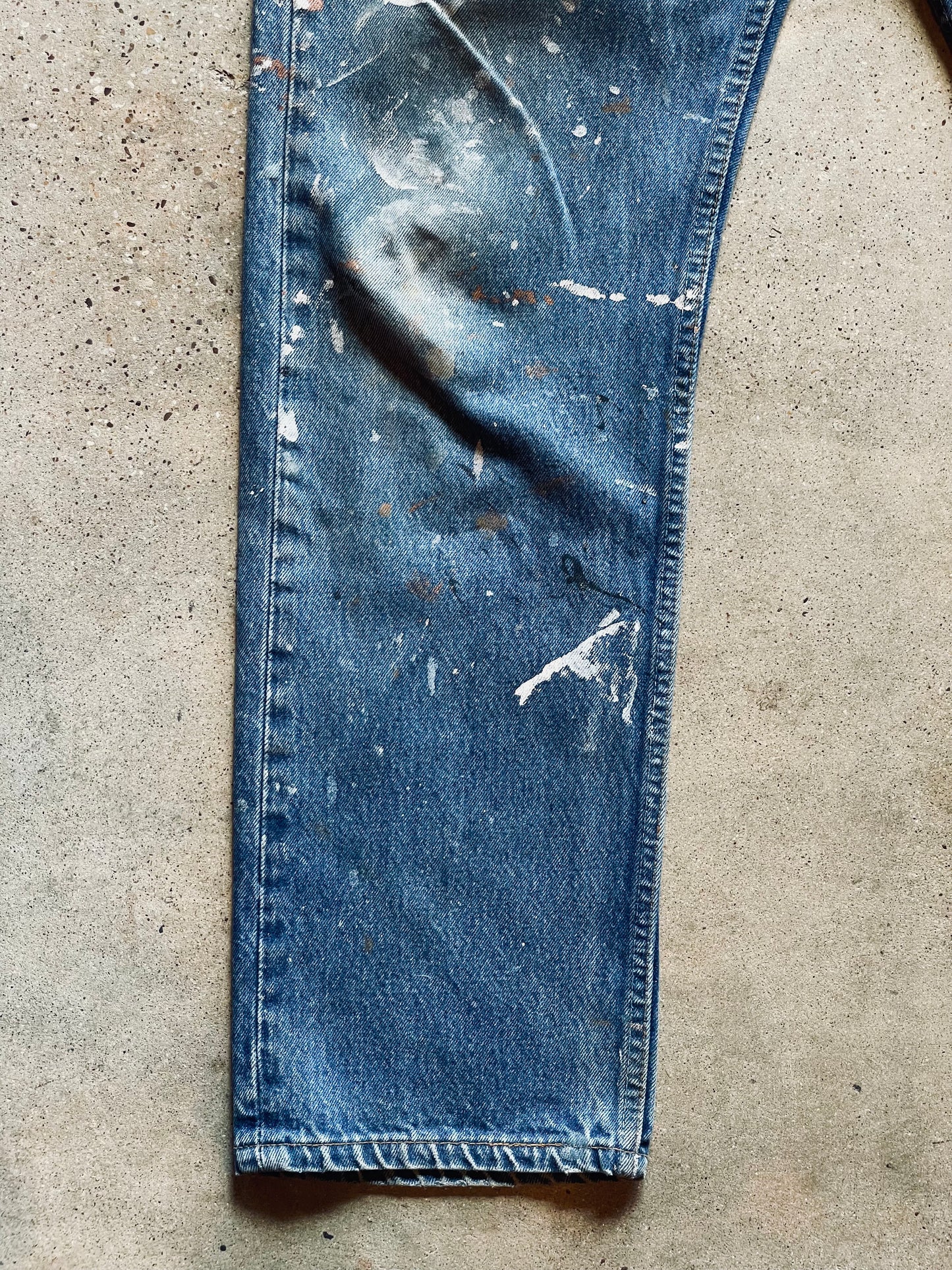 1999 Levi’s 501 Painted Denim | 35x32