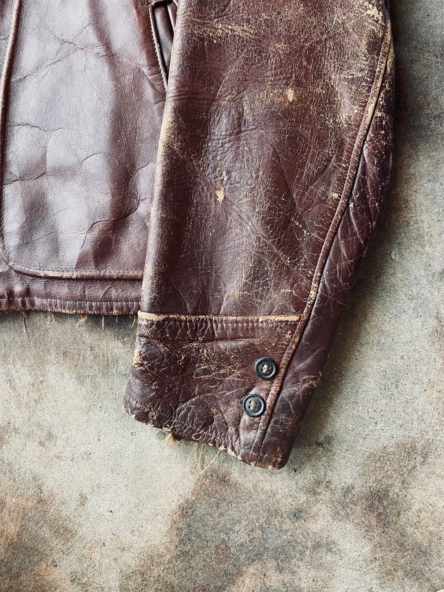 1930’s-40’s Sport Jack Horsehide Jacket | Small