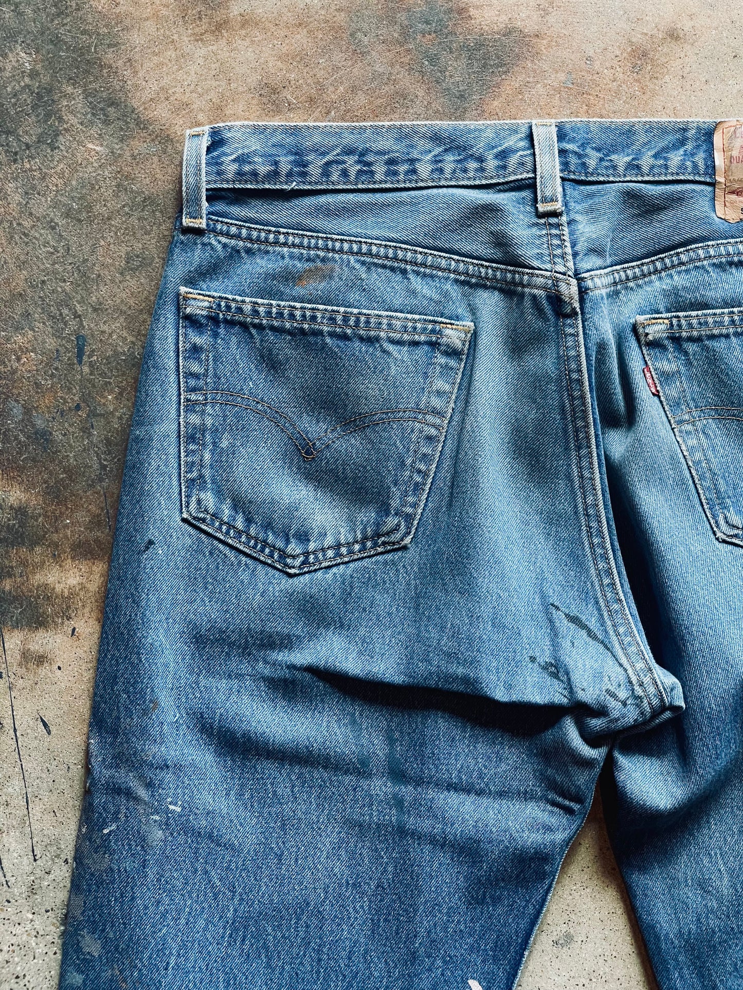 1999 Levi’s 501 Painted Denim | 35x32