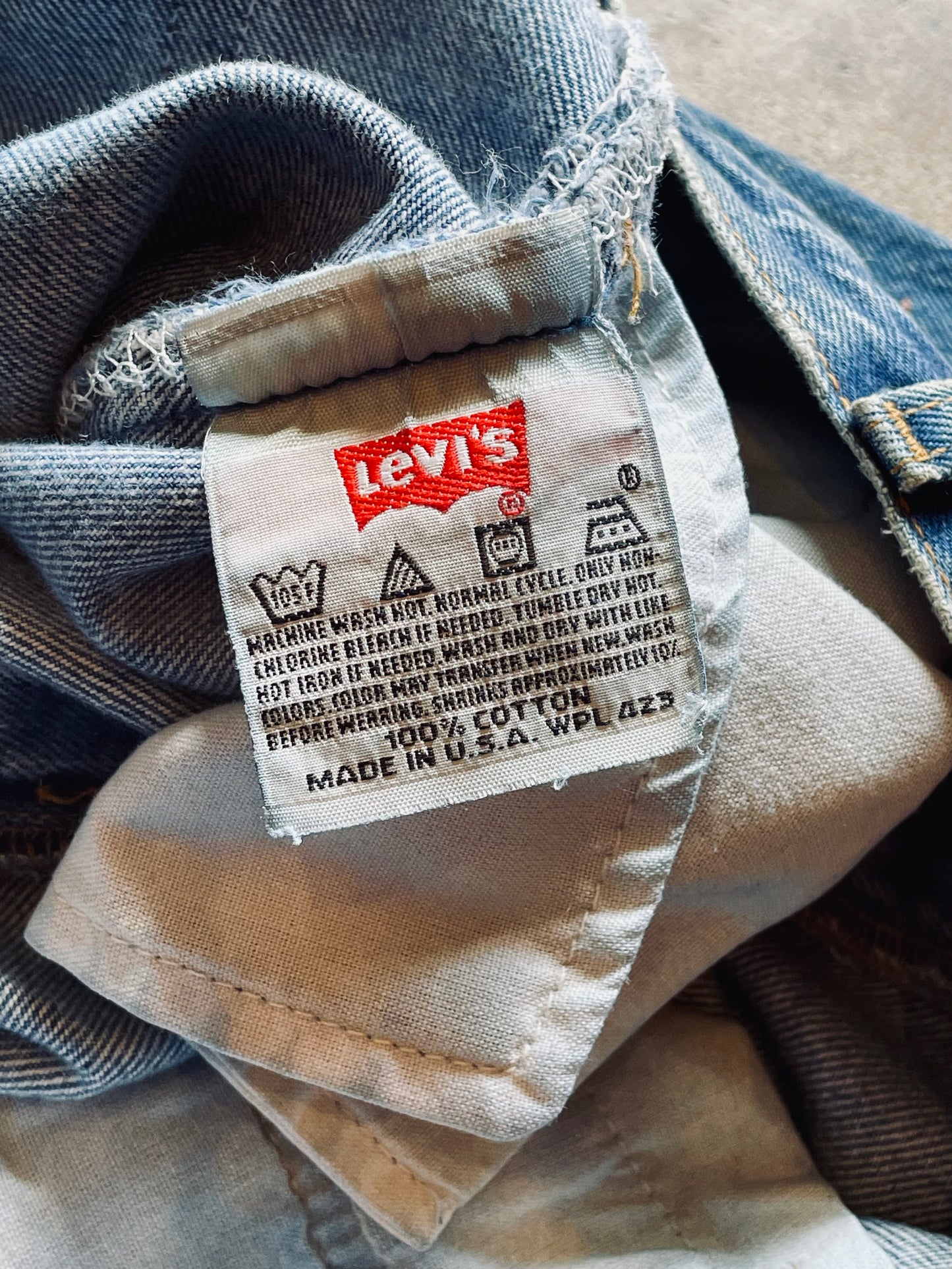 1999 Levi’s 501 Painted Denim | 35x32