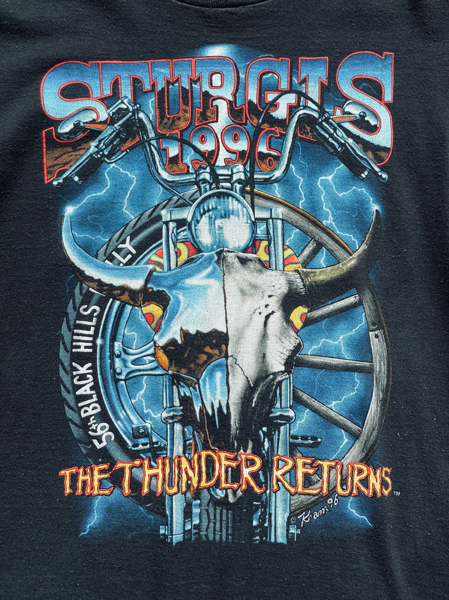 1996 Sturgis 56th Black Hills Rally Tee | Medium