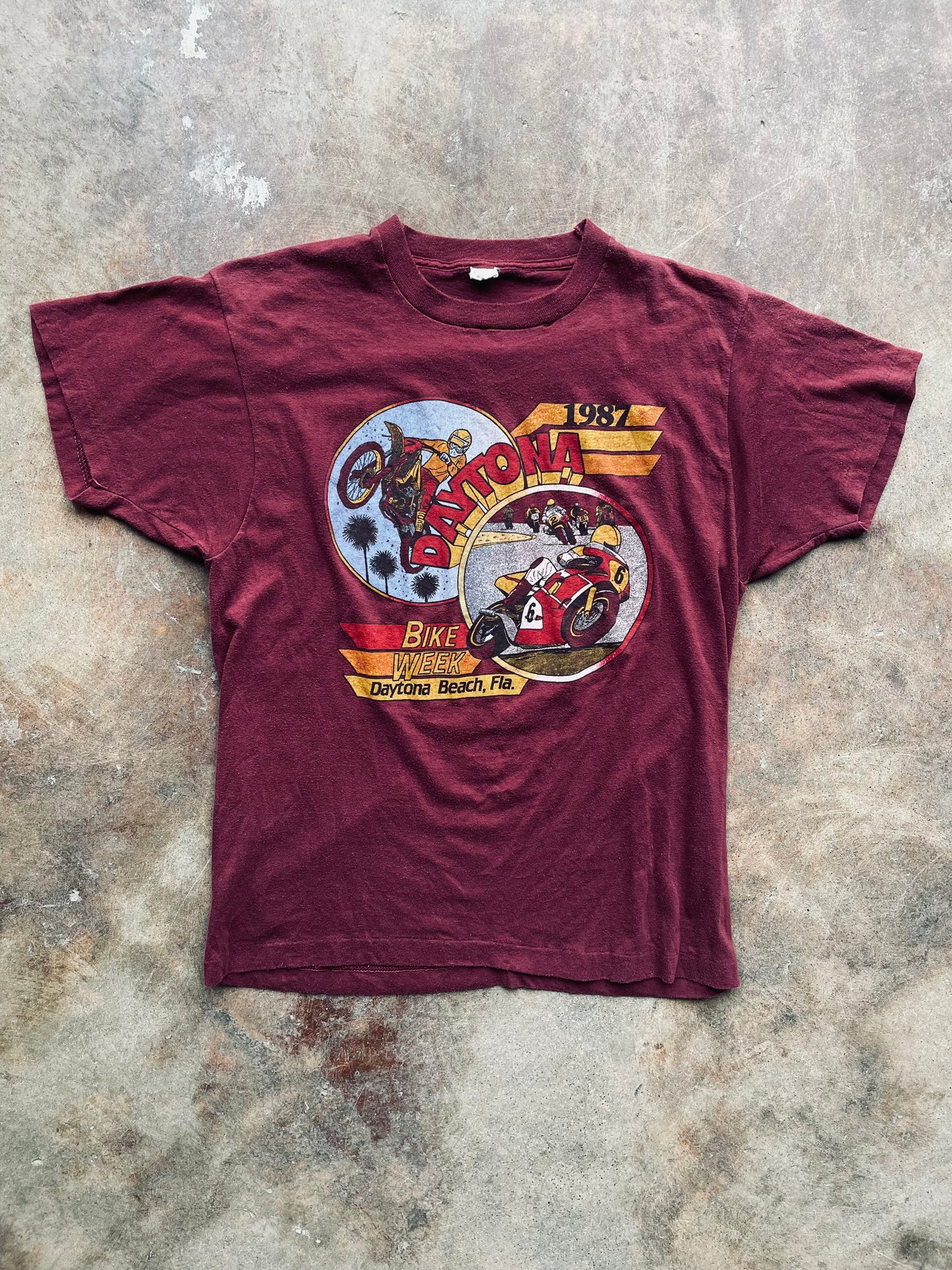 1987 Daytona Bike Week Tee | Medium