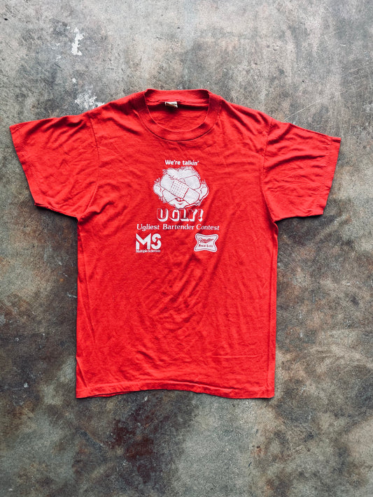 1980’s Ugliest Bartender Contest Tee | Small