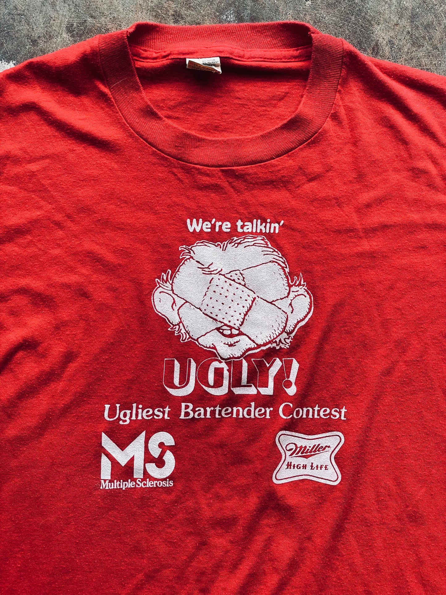 1980’s Ugliest Bartender Contest Tee | Small