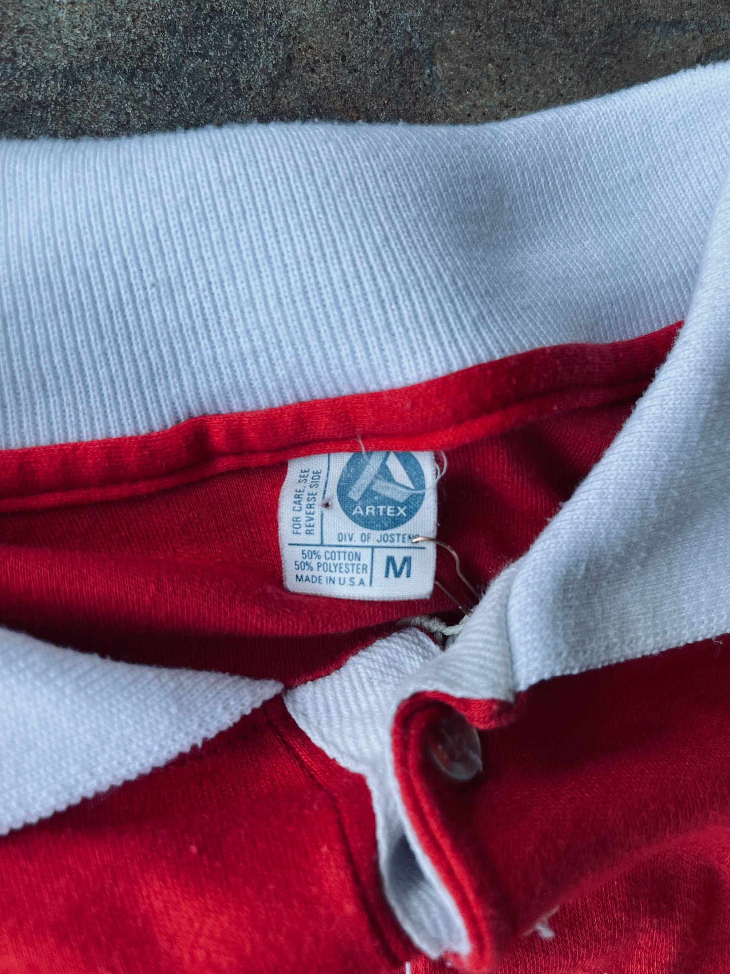 1980’s Artex SMU Raglan Sleeve Polo | Medium