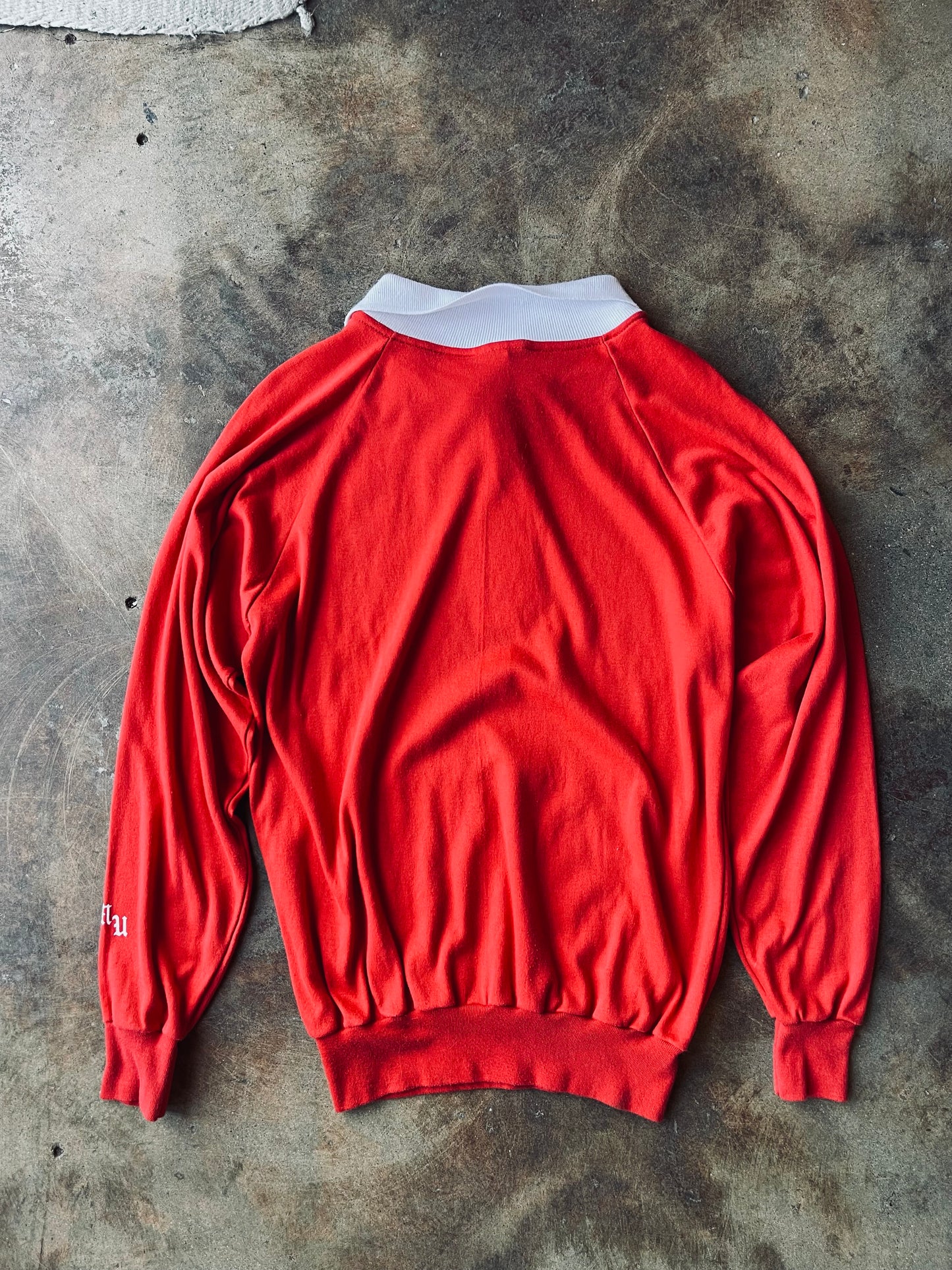 1980’s Artex SMU Raglan Sleeve Polo | Medium