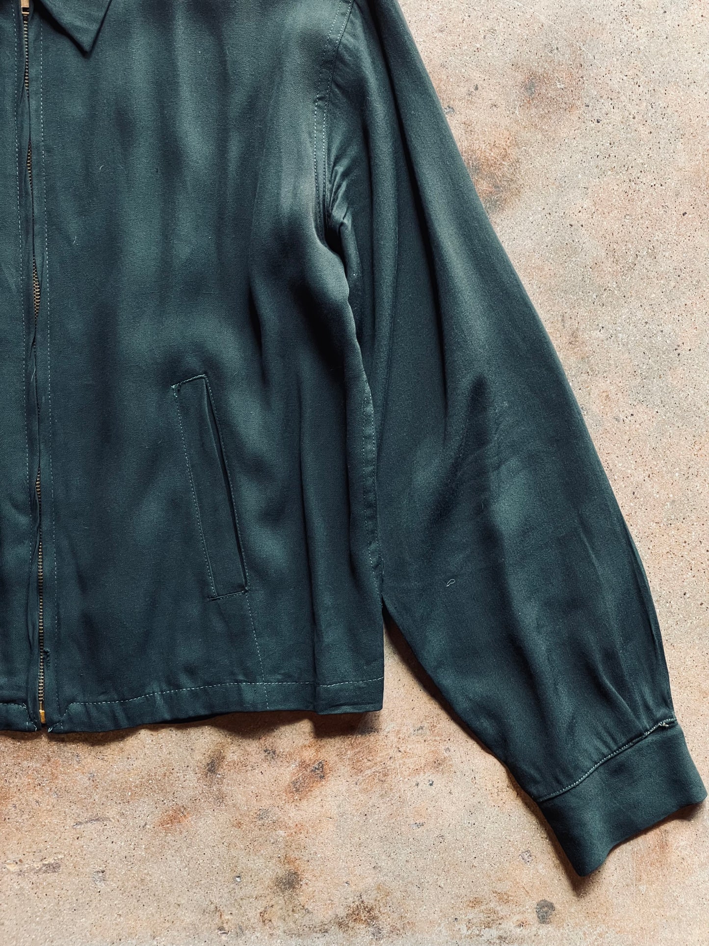 1950’s Popular Club Gaberdine Ricky Jacket | Medium