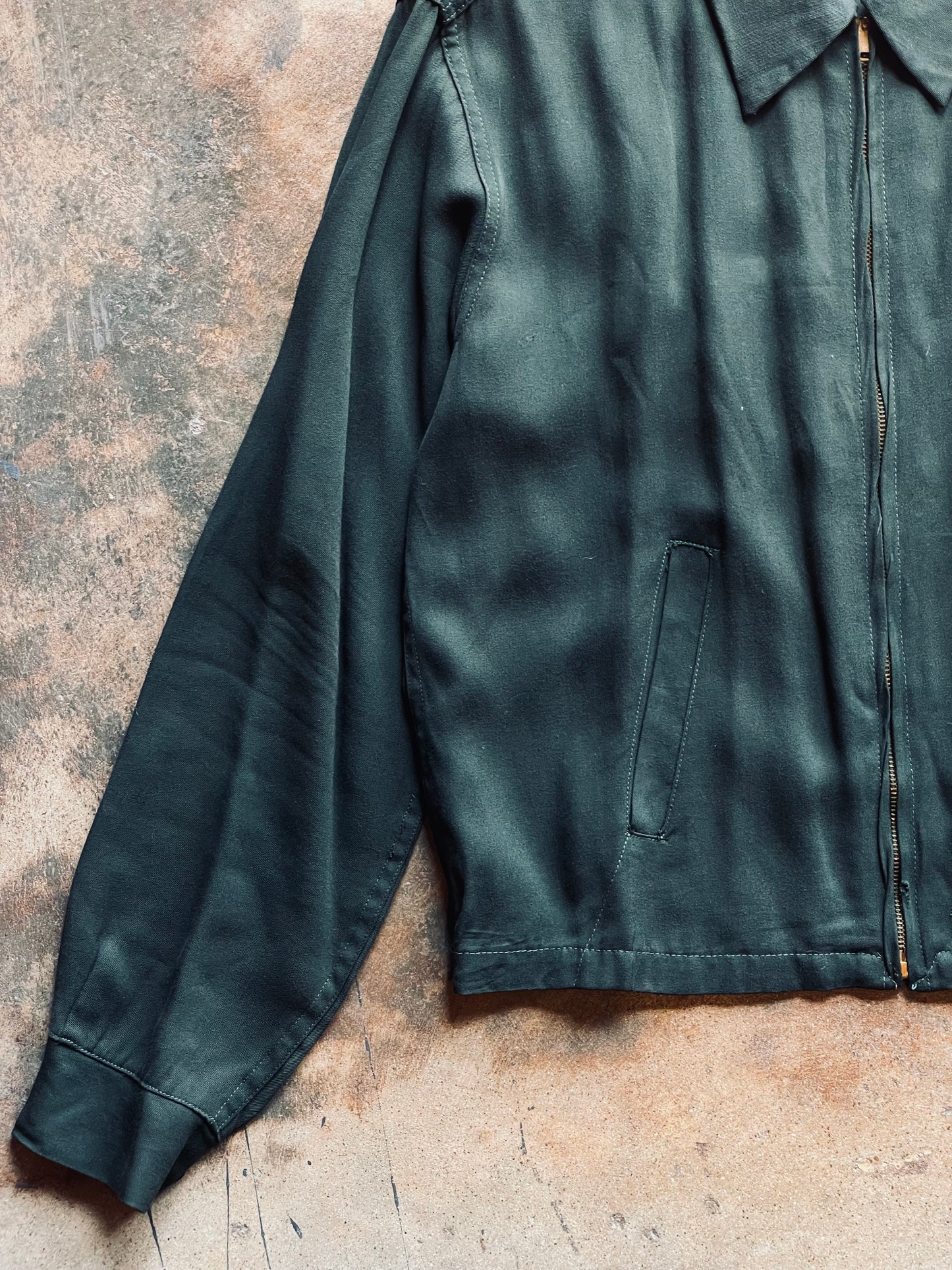 1950’s Popular Club Gaberdine Ricky Jacket | Medium