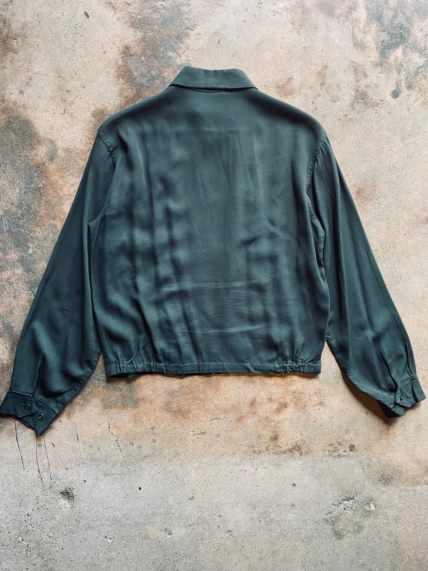 1950’s Popular Club Gaberdine Ricky Jacket | Medium