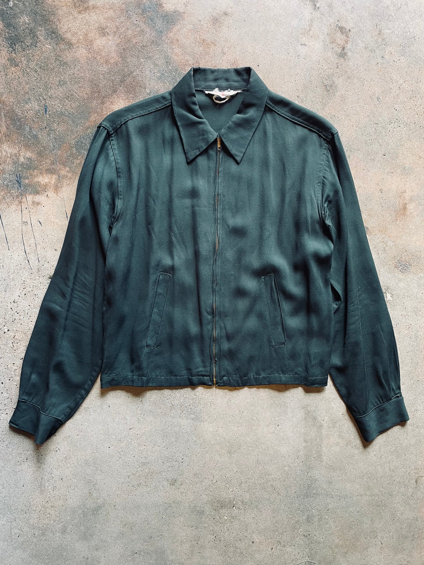 1950’s Popular Club Gaberdine Ricky Jacket | Medium
