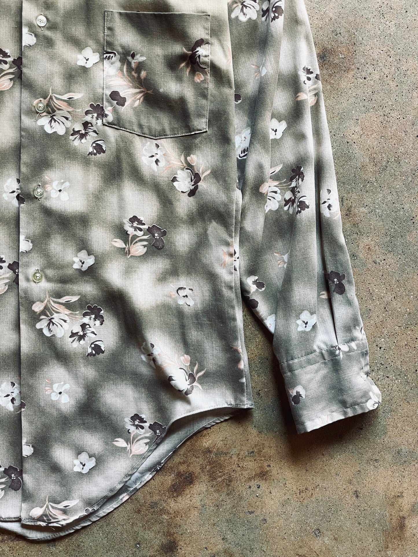 1970’s Venture Collection Floral Shirt | Small